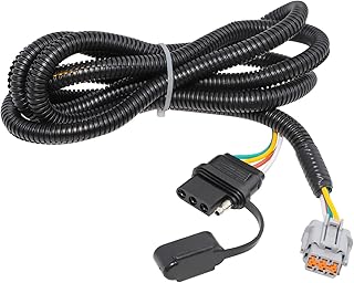 MECMO 4-Way Flat Trailer Wiring Harness for 2005-2022 Nissan Frontier 2005-2011 Nissan Pathfinder 2005-2015 Nissan Xterra 2009-2012 Suzuki Equator, Factory Tow Package Required