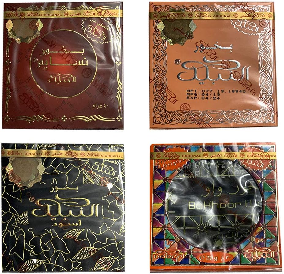 4 X AL NABEEL BAKHOOR NASAEM TOUCH ME MULHAM ETISALBI - SPECIAL OFFER!