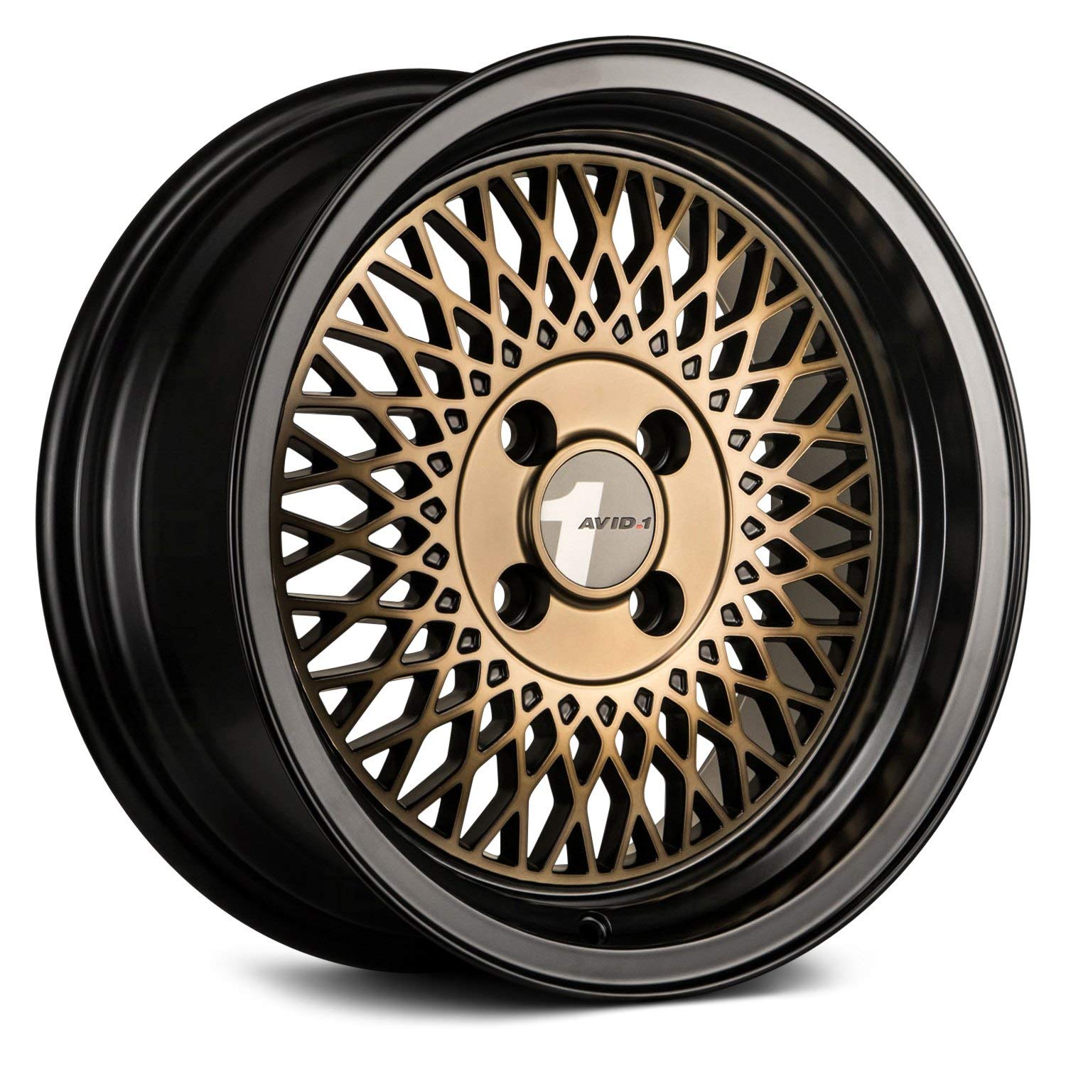 Amazon.com: AVID.1 AV-18 Black & Bronze 15x8 Custom Wheel – 4x100