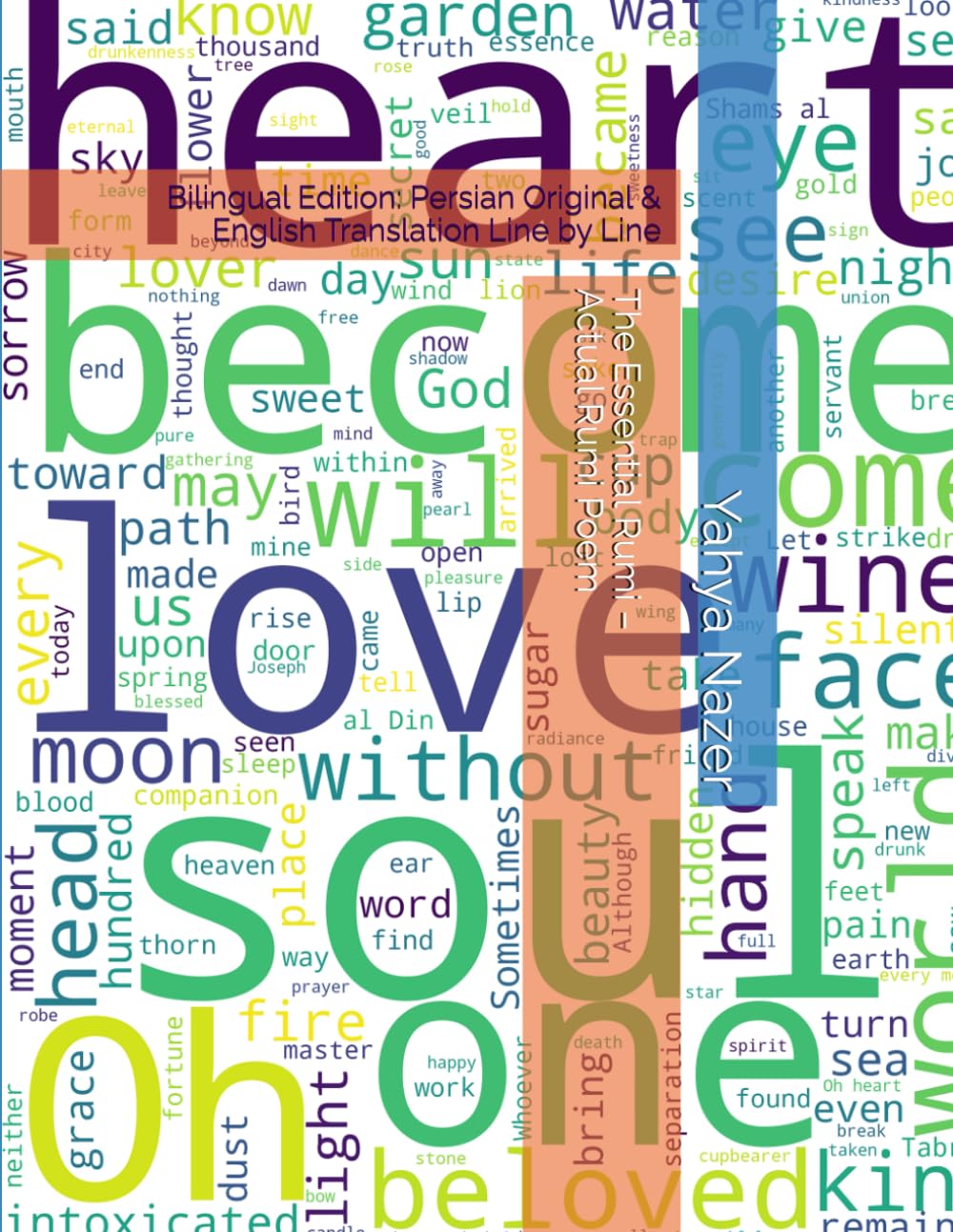 The Essential Rumi – Actual Rumi Poems: Bilingual Edition: Persian Original & English Translation Line by Line