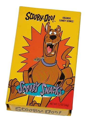 Miniatura 7 de Boston America Scooby-Doo Scooby Snacks Caramelos con sabor a naranja, (1) lata deslizante coleccionable rellena de caramelos en forma de hueso