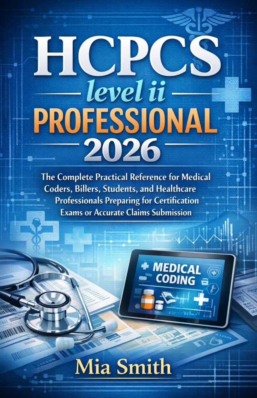 HCPCS level ii professional 2026: The Complete Practical Reference for Medical Coders, Billers, Students, and Healthcare Professionals Preparing for Certification Exams or Accurate Claims Submission      Kindle Edition