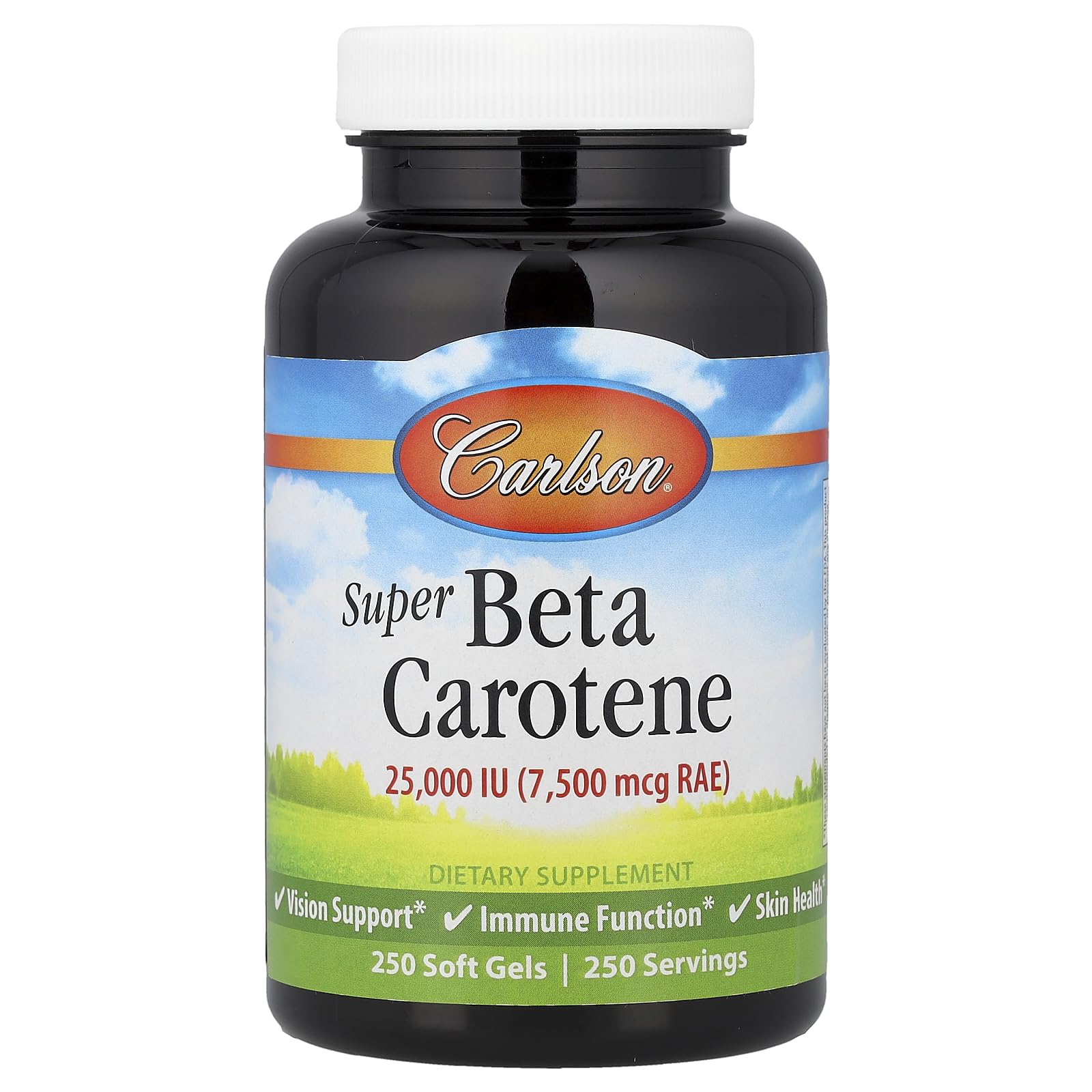 Labs Super Beta-Carotene from Dunaliella Salina, 250 Softgels