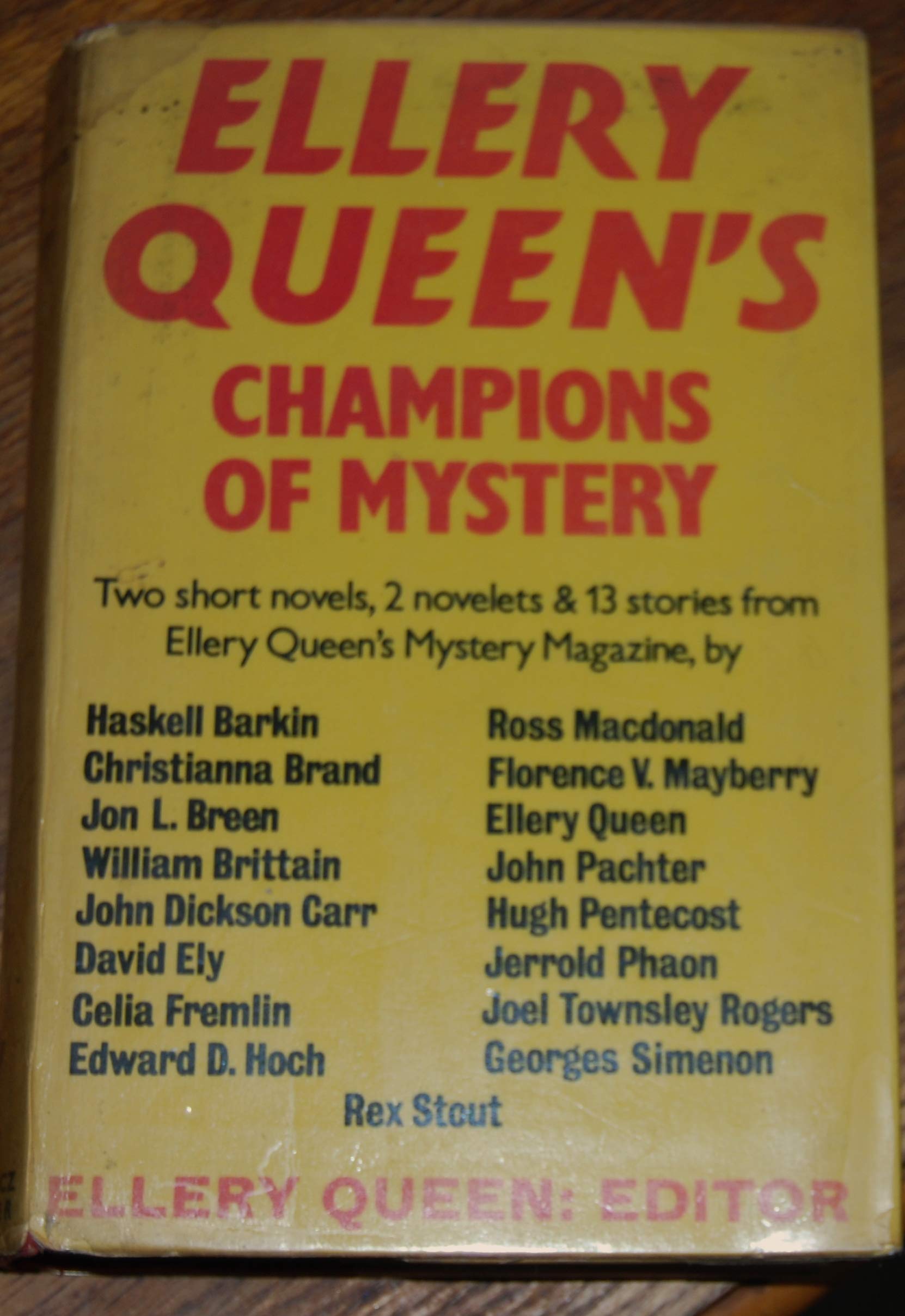 Buy Ellery Queen's Champions of Mystery (G K Hall Large Print Book Series) — BookShops.in