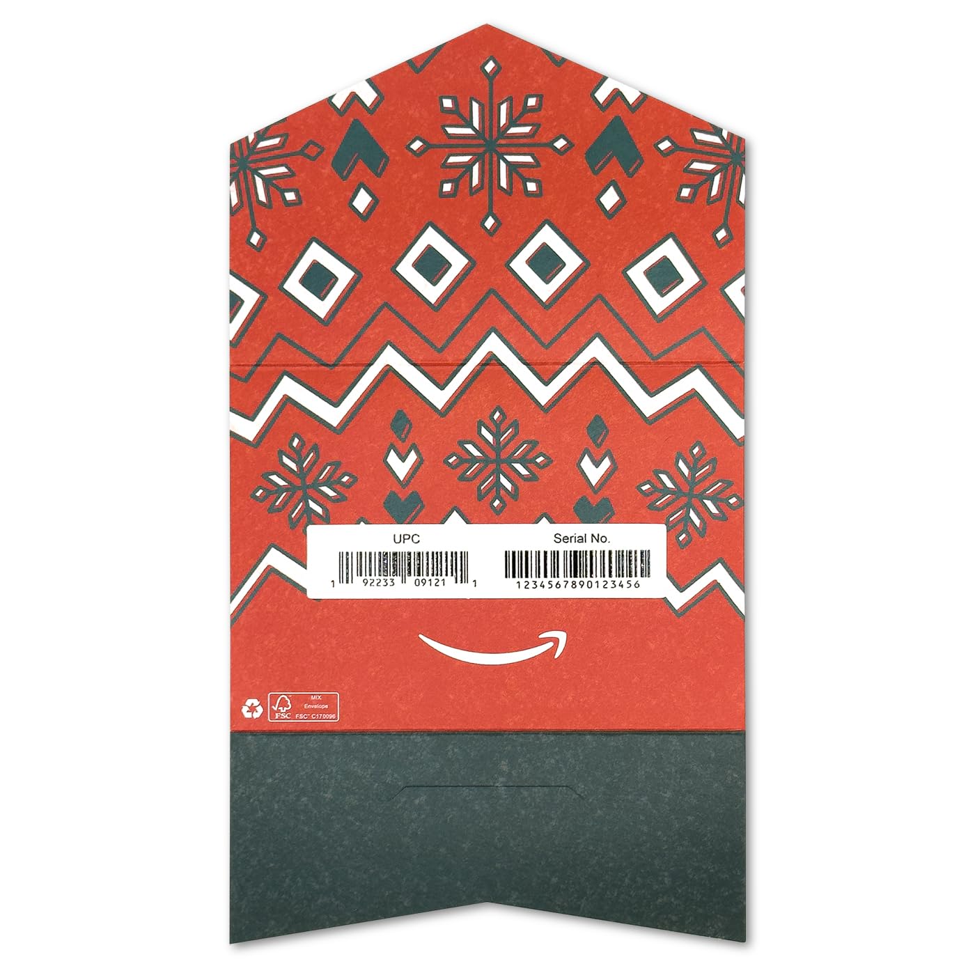 Amazon Physical Gift Card | Mini Envelope, Christmas: 0 Nordic Sweater Mini Envelope