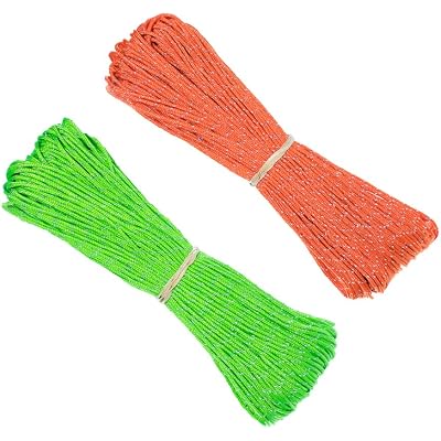 Paracord Planet 1.8mm Fluorescent Reflective Guyline Tent Rope Cord Camping Paracord