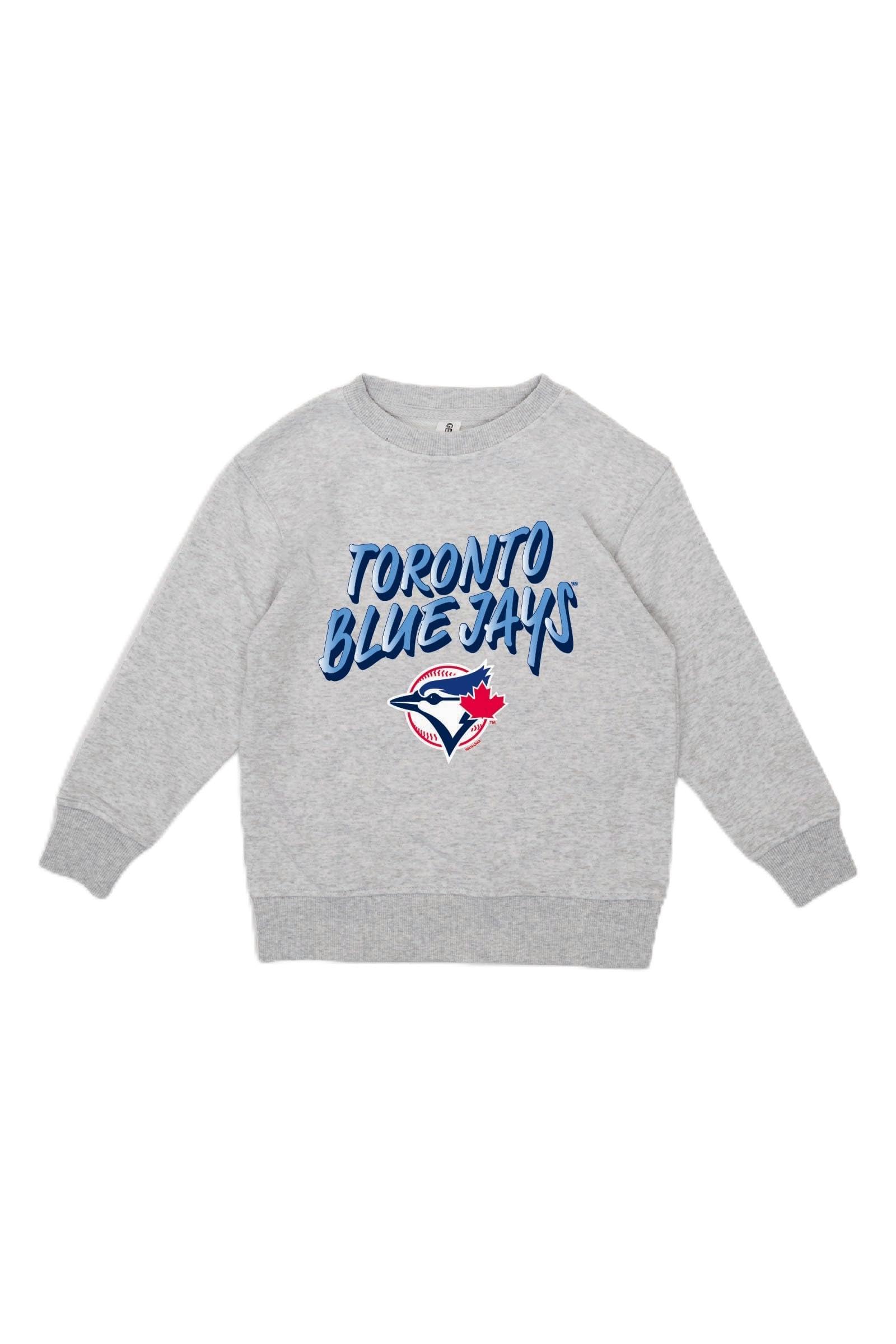Gertex Toronto Blue Jays Kids Crewneck Sweatshirt for Young Children | Multiple Designs | Officially Licensed Merchandise - 4