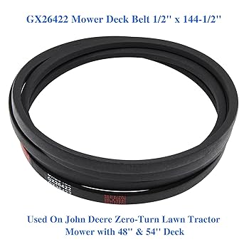Amazon.com : AILEETE GX26422 Deck Belt 1/2