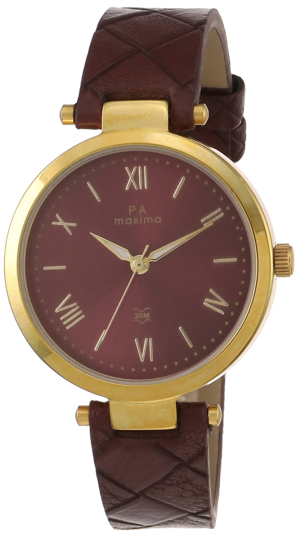 Maxima Leather Analog Brown Dial Women Watch-55850Lmly-Cr, Brown Band (B08RDZPKDP) Amazon Price History, Amazon Price Tracker
