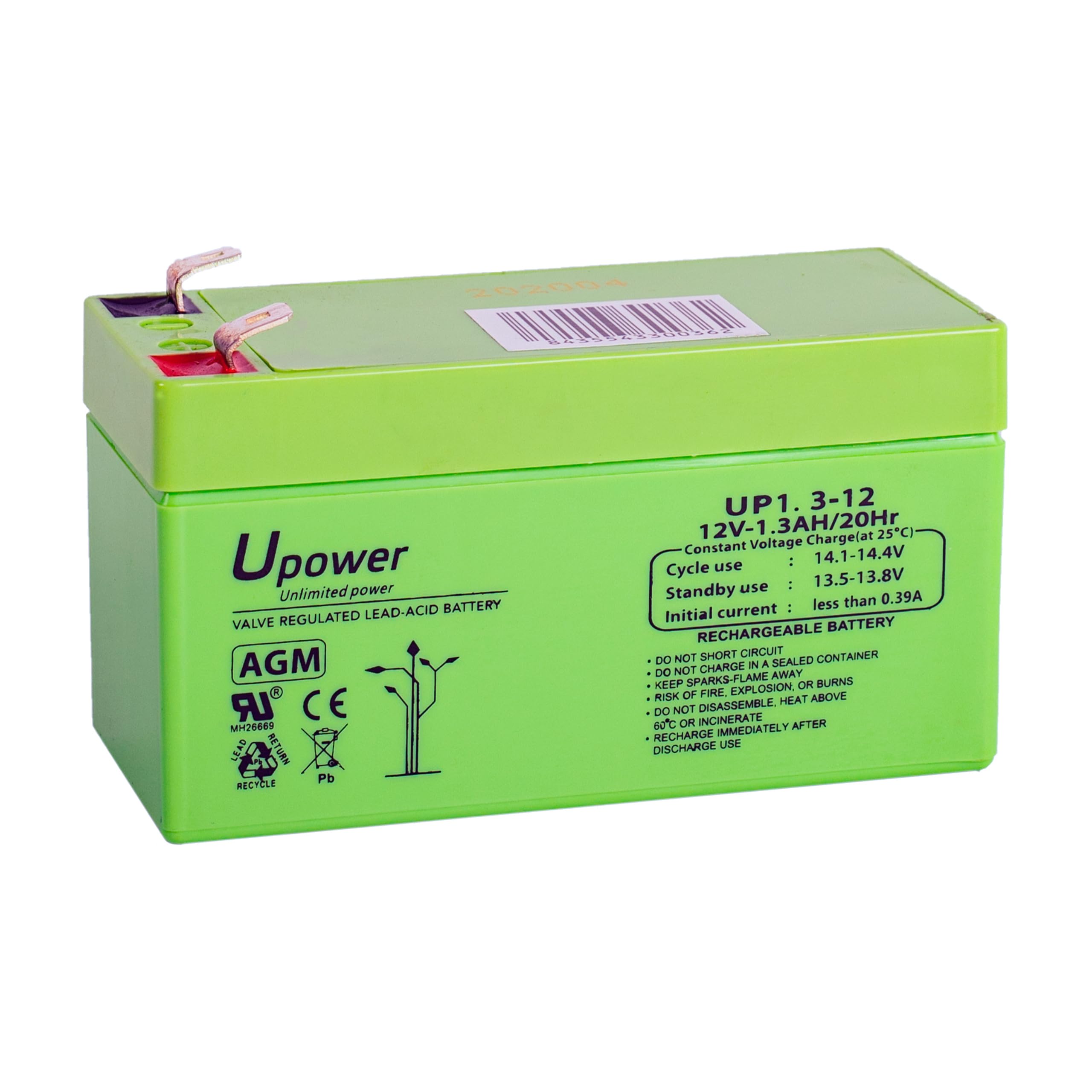 Lot De 5 Batteries Au Plomb AGM 12V 7Ah – Rechargeable Pour Onduleur UPS – Taille Compacte 151x94x65 Mm