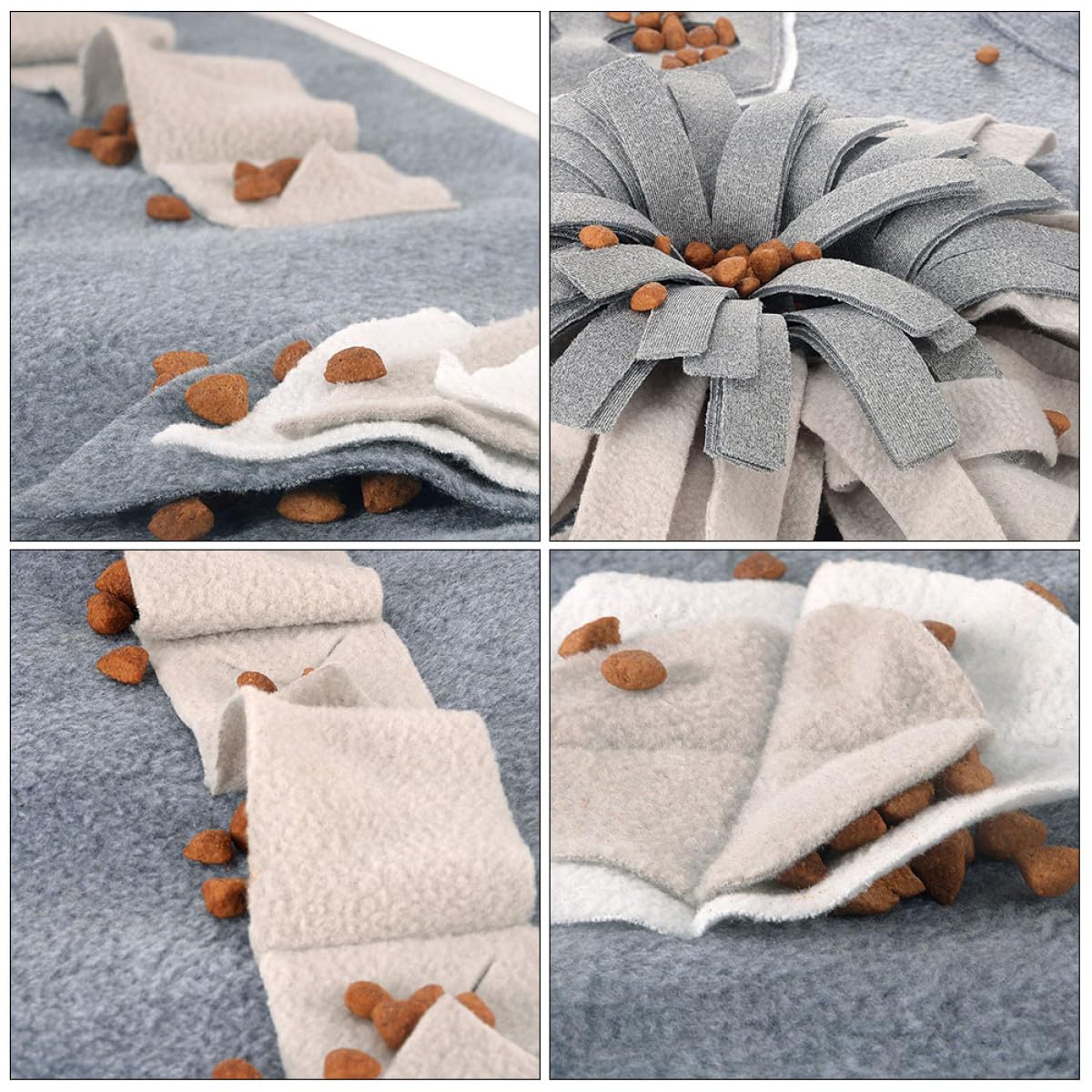 Hunde Futtermatte für Haustiere mit Schnüffelfunktion aus Filzstoff