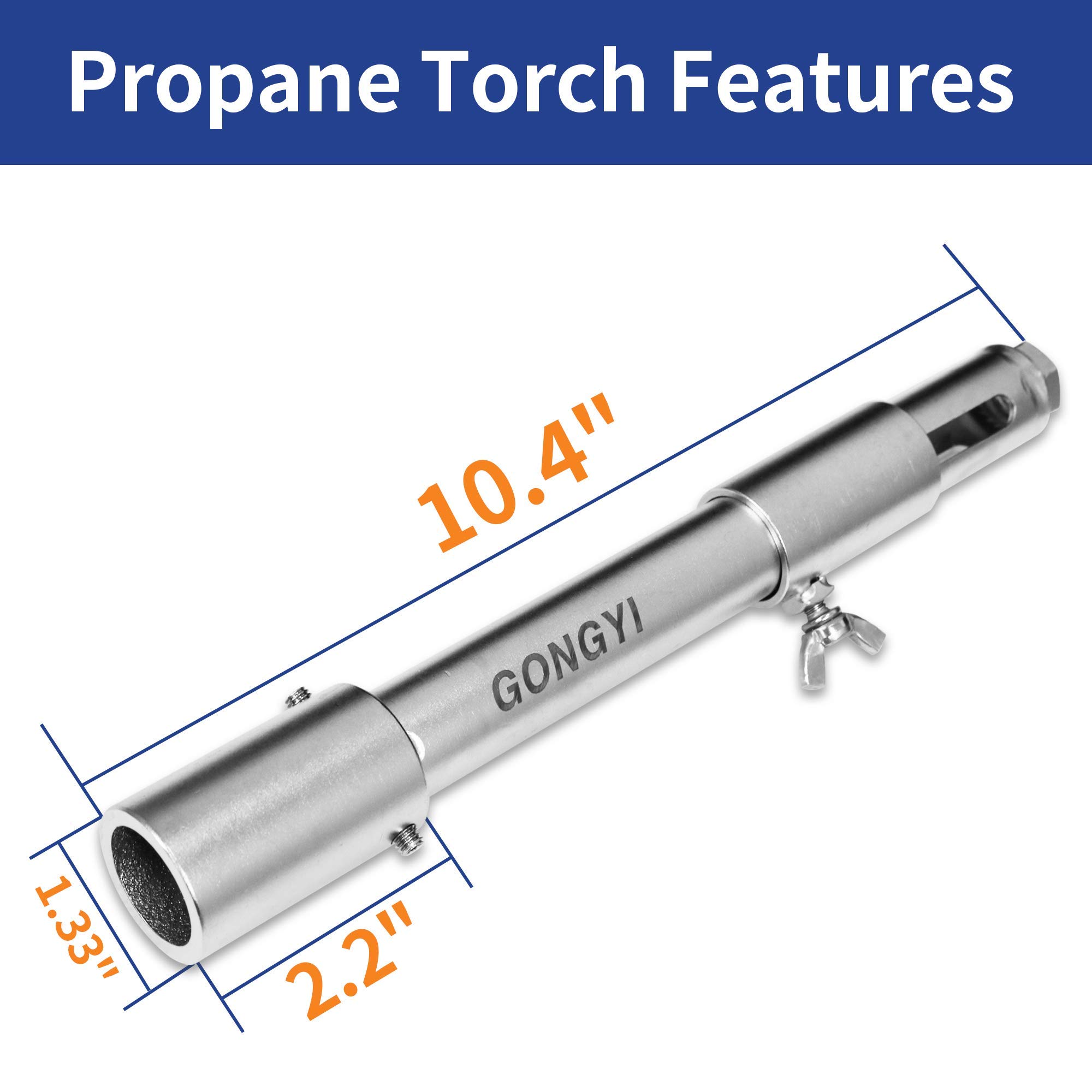 Amazon | GONGYI GY80 鍛造炉バーナー 80000 BTU プロパンガス