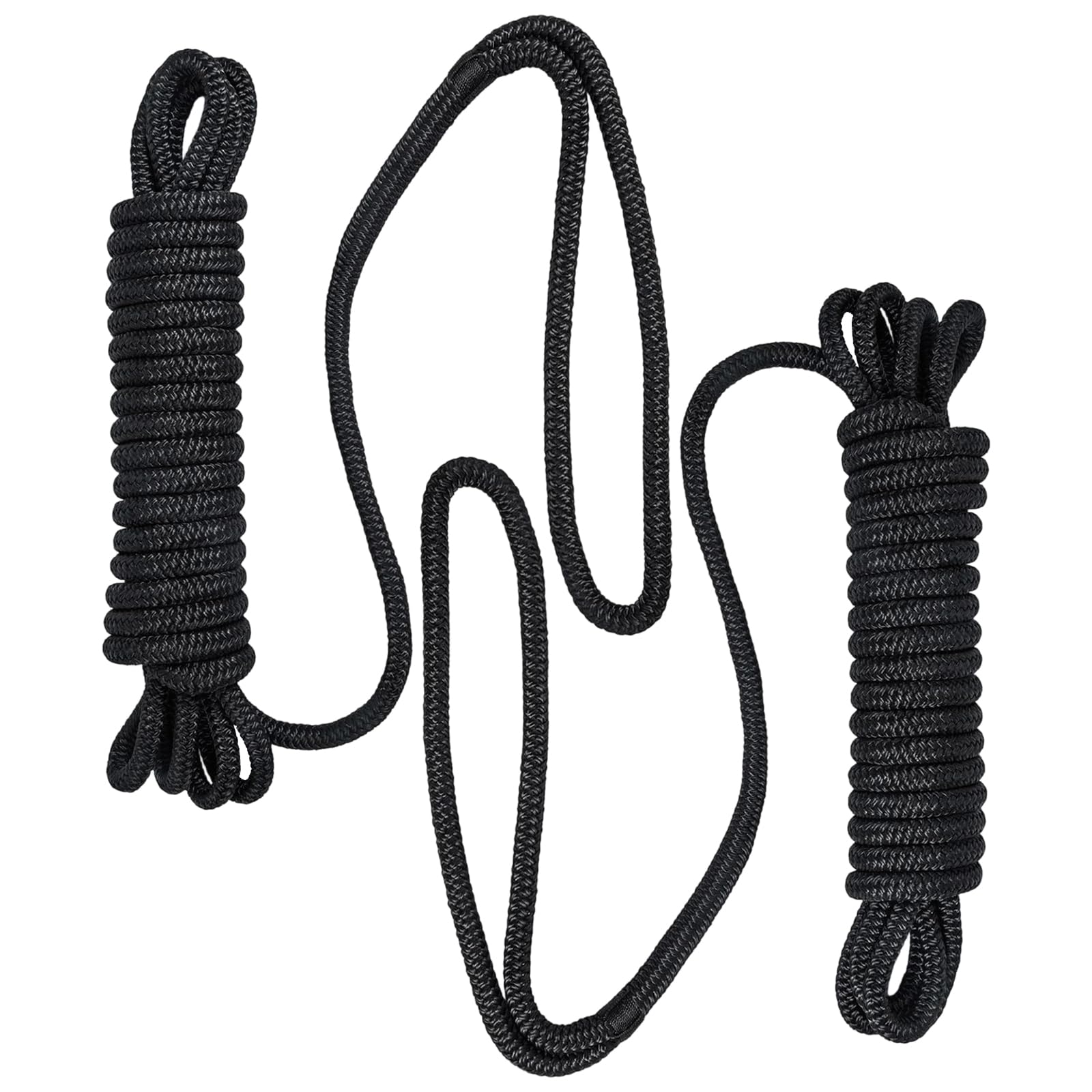 Jeu de cordes de 0,95 cm d'épaisseur en nylon premium avec extrémités pré-épissées pour bateau