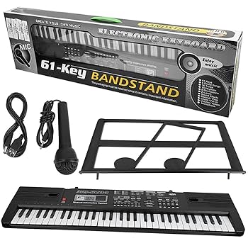 電子ピアノ❣️61鍵盤 初心者向け 楽器おもちゃ 電子キーボード 子供 練習 Amazon.co.jp: デジタルキーボード 知育おもちゃ 61キー 子供用