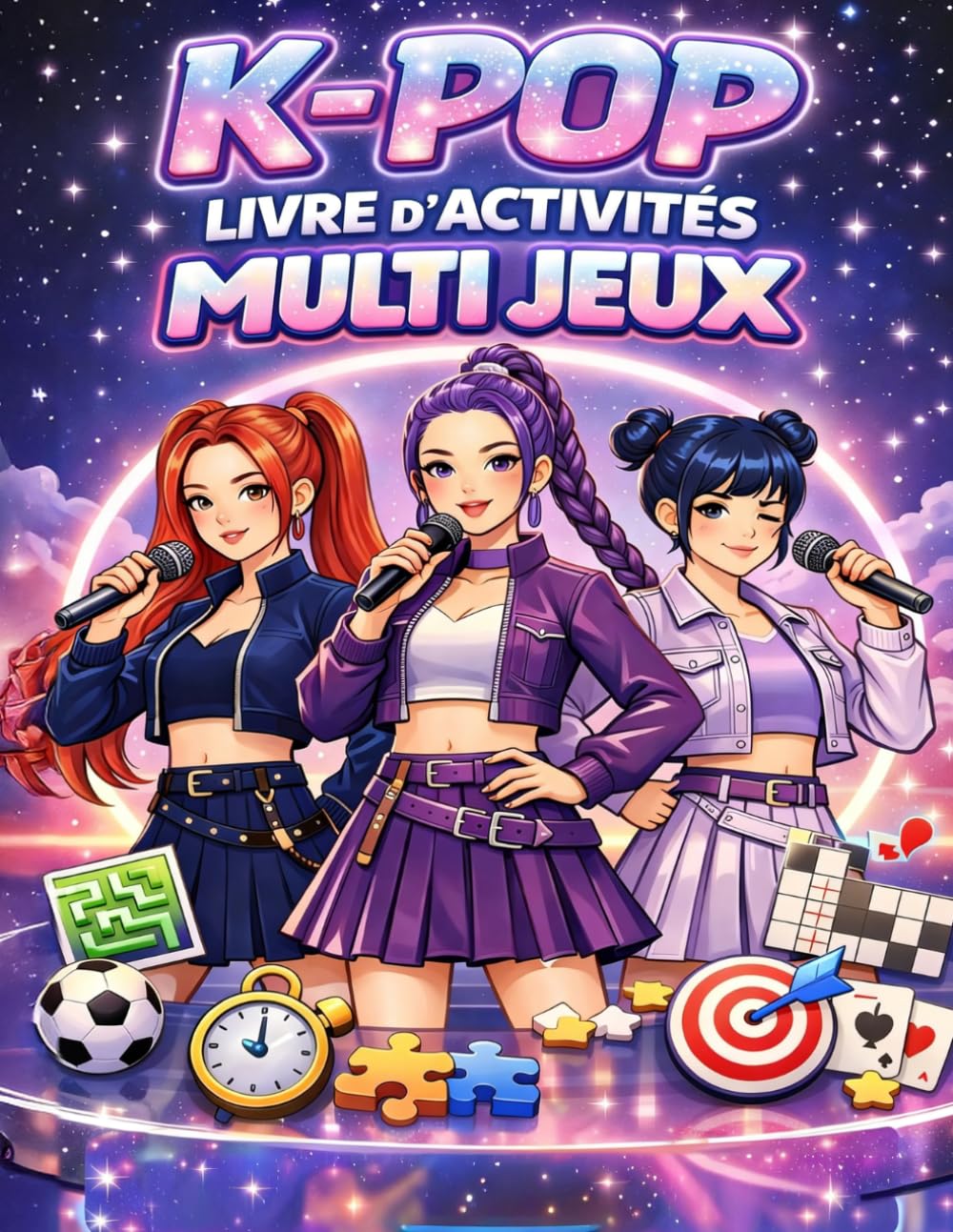 K-POP Cahier d'activités multi-jeux