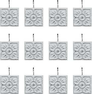 Park Designs Distressed Tile Shower Curtain Hook Set of 12
