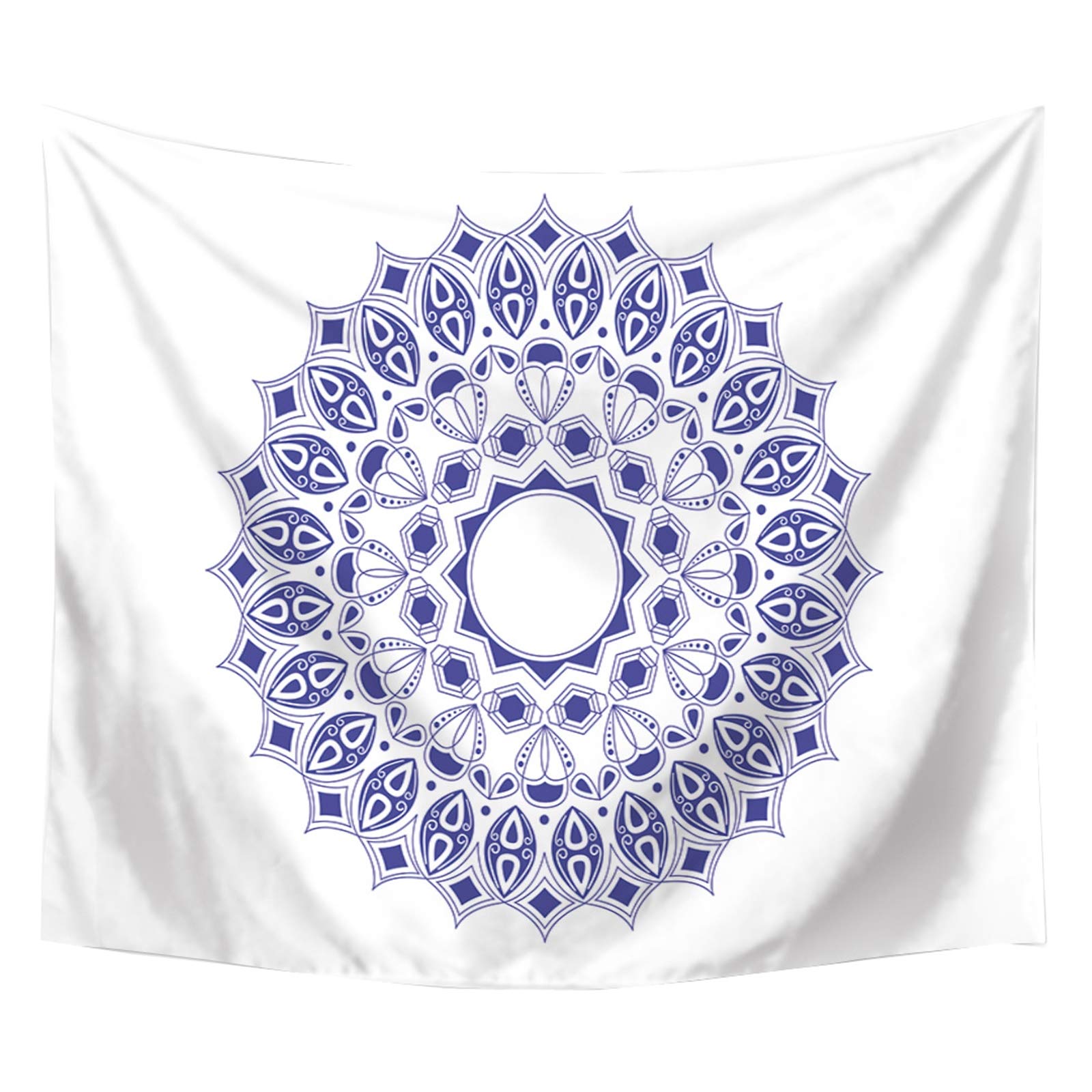 Tapisserie murale pour masquer un mur blanc, grand format mandala vintage 200x150