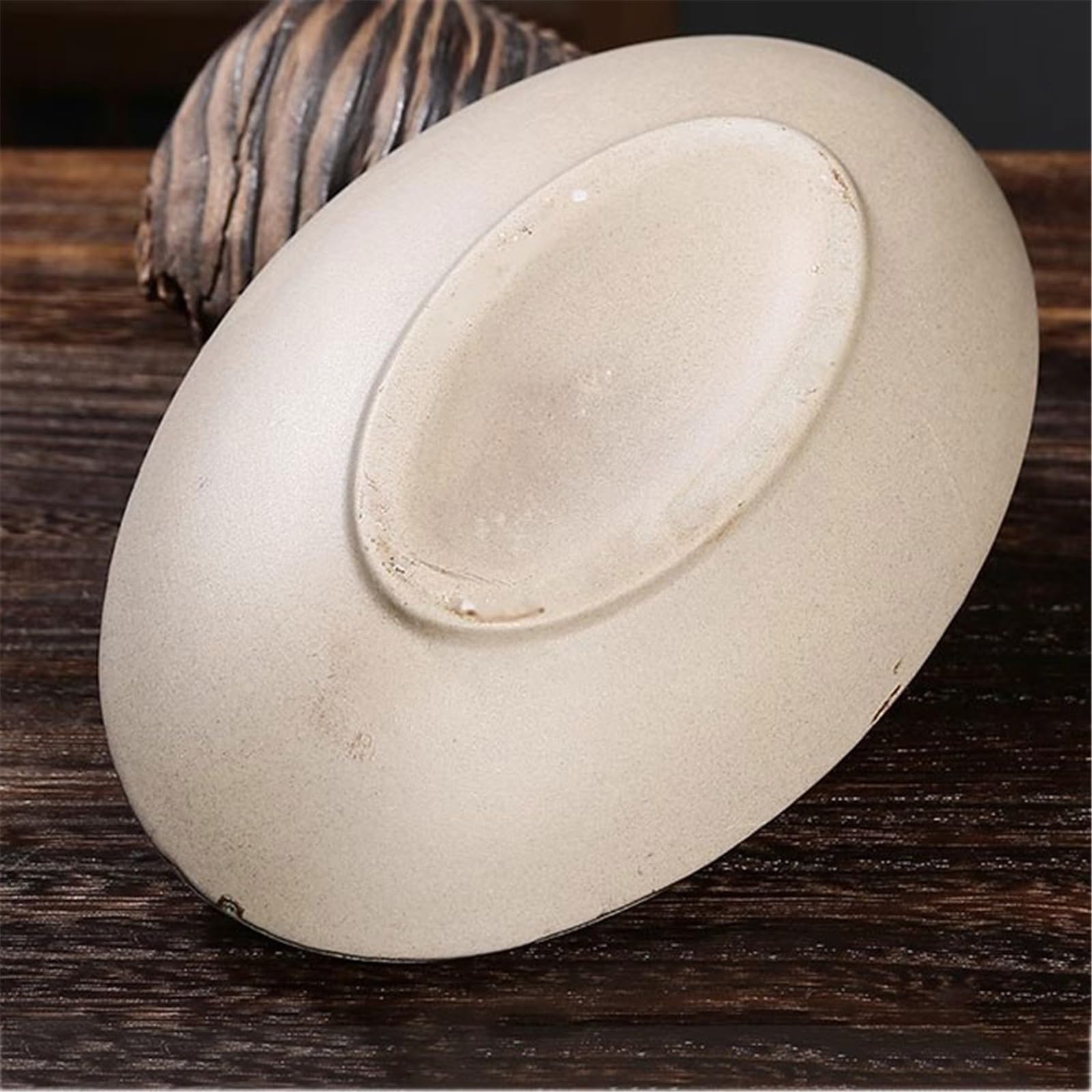 Sottovaso per Piante Vassoio in Ceramica Antica, Imitazione di Fiori in Stile Cinese