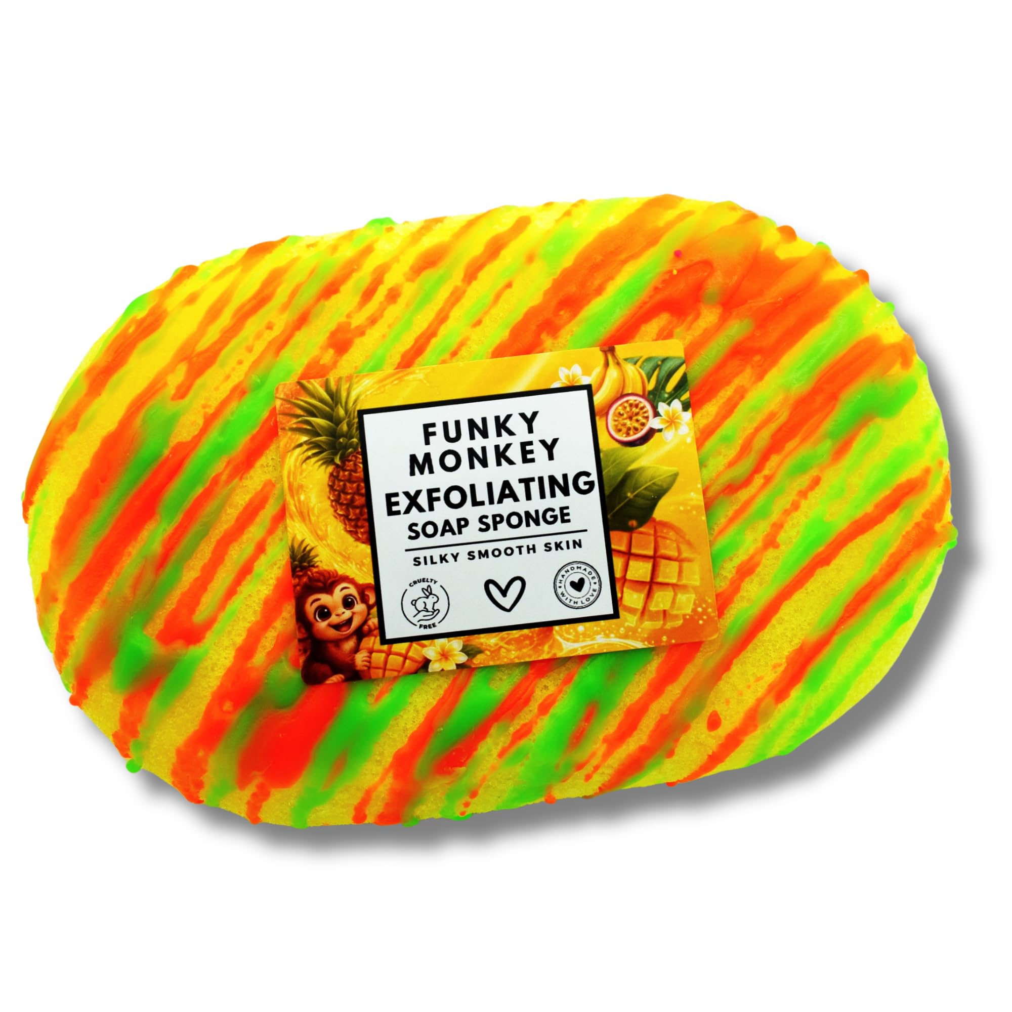Exfoliating Soap Sponges - Perfume/Aftershave Fragranced - Vegan Friendly - Cruelty Free (Savage (Men)) — view 13