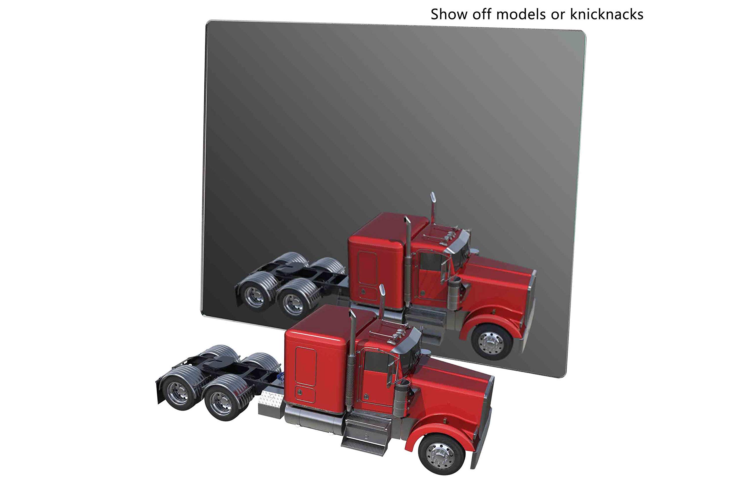 American Science & Surplus Marketing Holders Mirror Sheet Acrylic Plastic with Rounded Corners 8