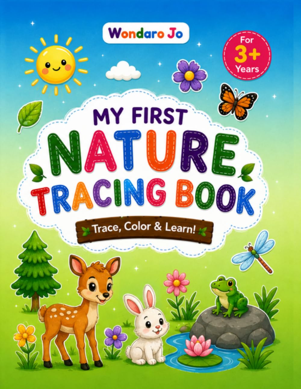My First Nature Tracing Book: Trace, Color & Learn