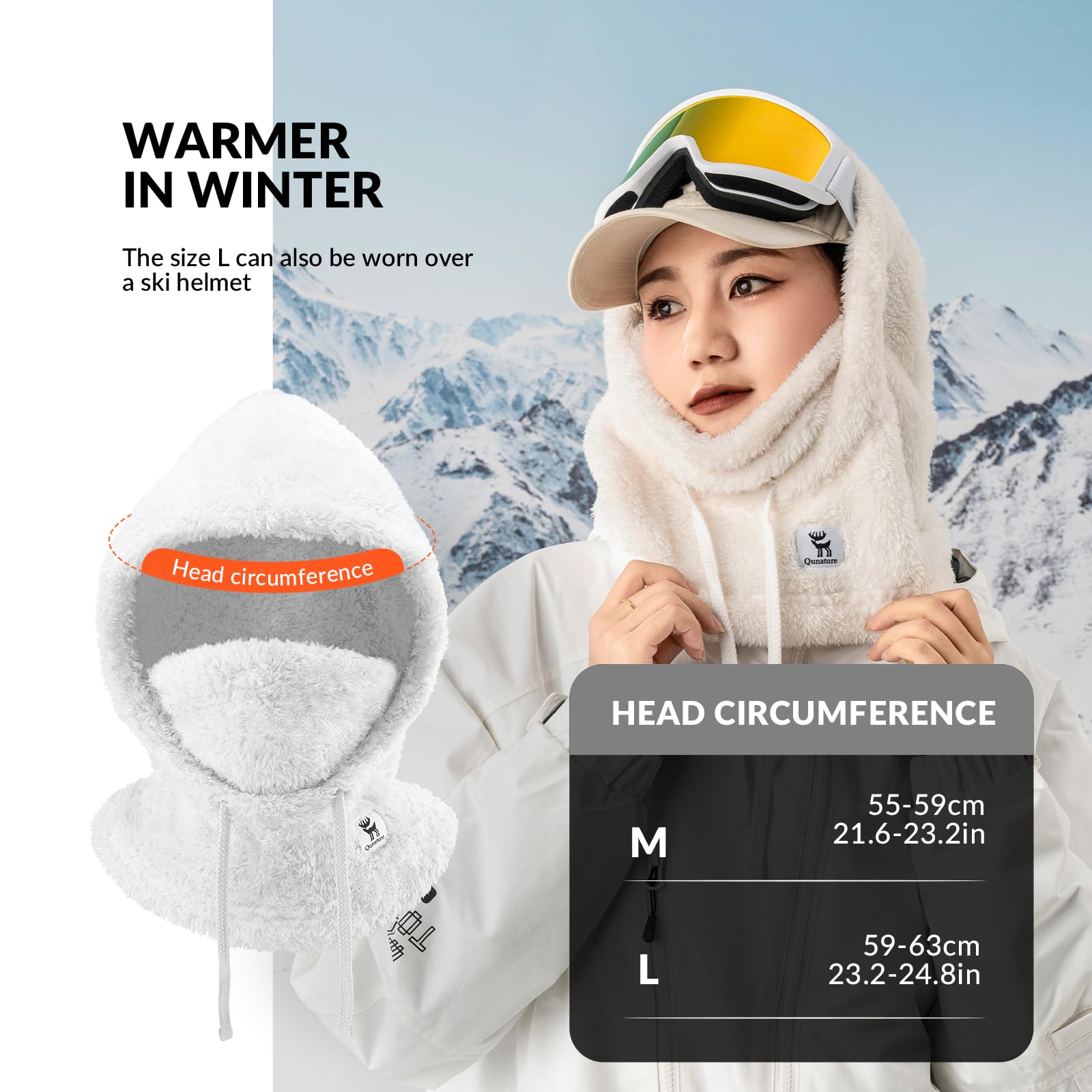 Kominiarka Narciarska Zimowa Ciepła Maska Przeciwdeszczowa Kominiarka Termiczna Wiatroodporna Maska Motocyklowa do Aktywności na Outdoor Rower Snowboard na Nartach Ocieplacz na Szyję Unisex