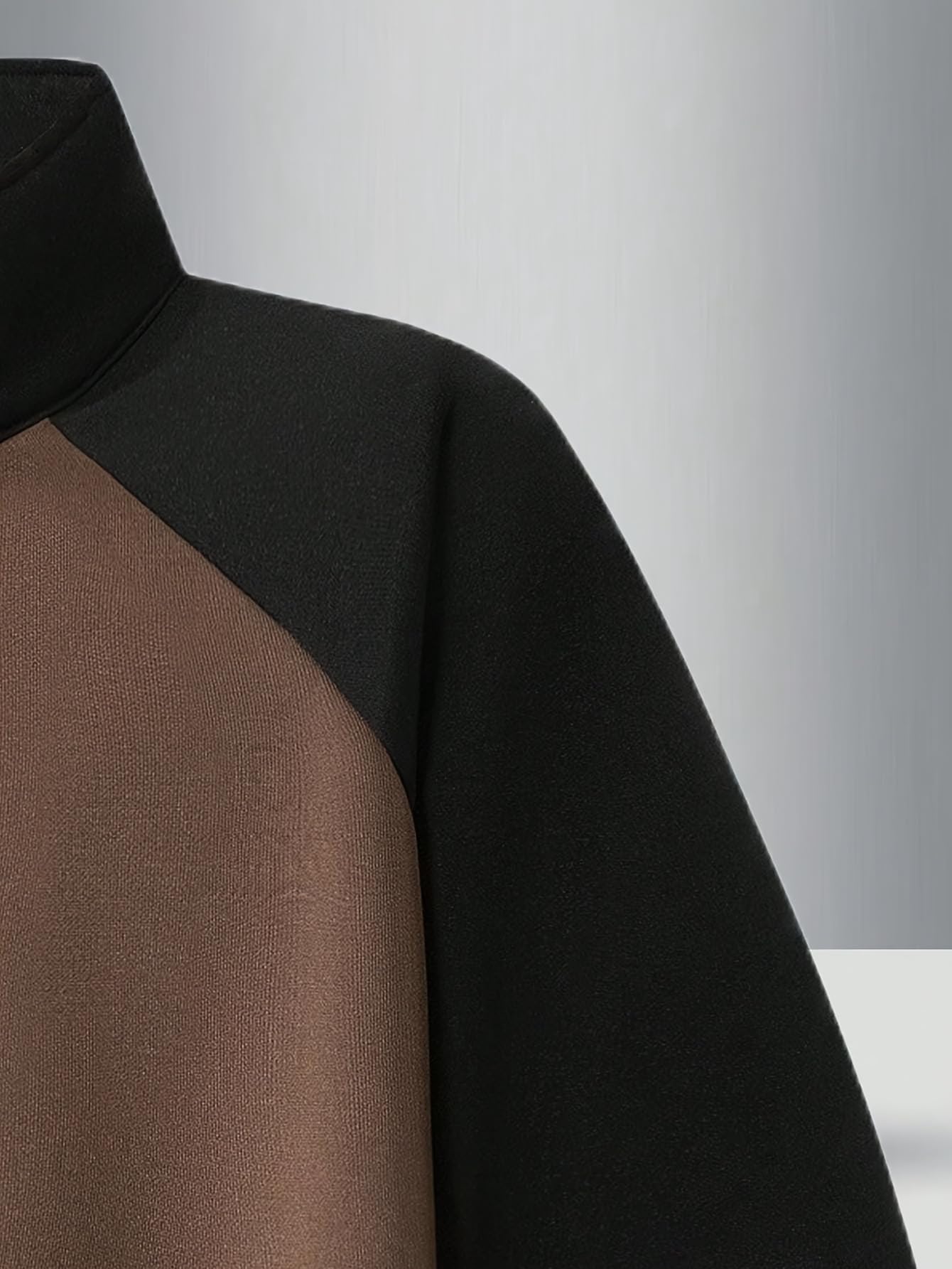 FN3 Half Zipper Color Block Hooded Sweatshirt for Men | Hoodies for Men - Image 3 thumbnail