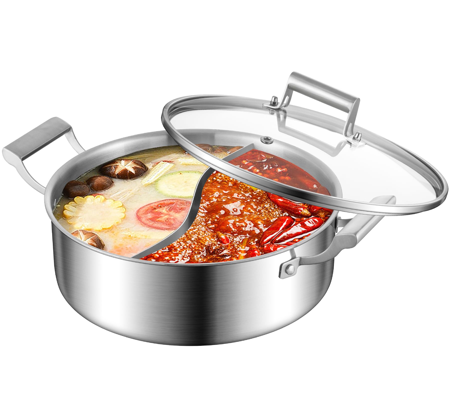 Delarlo 6.8QT Tri-Ply Stainless Steel