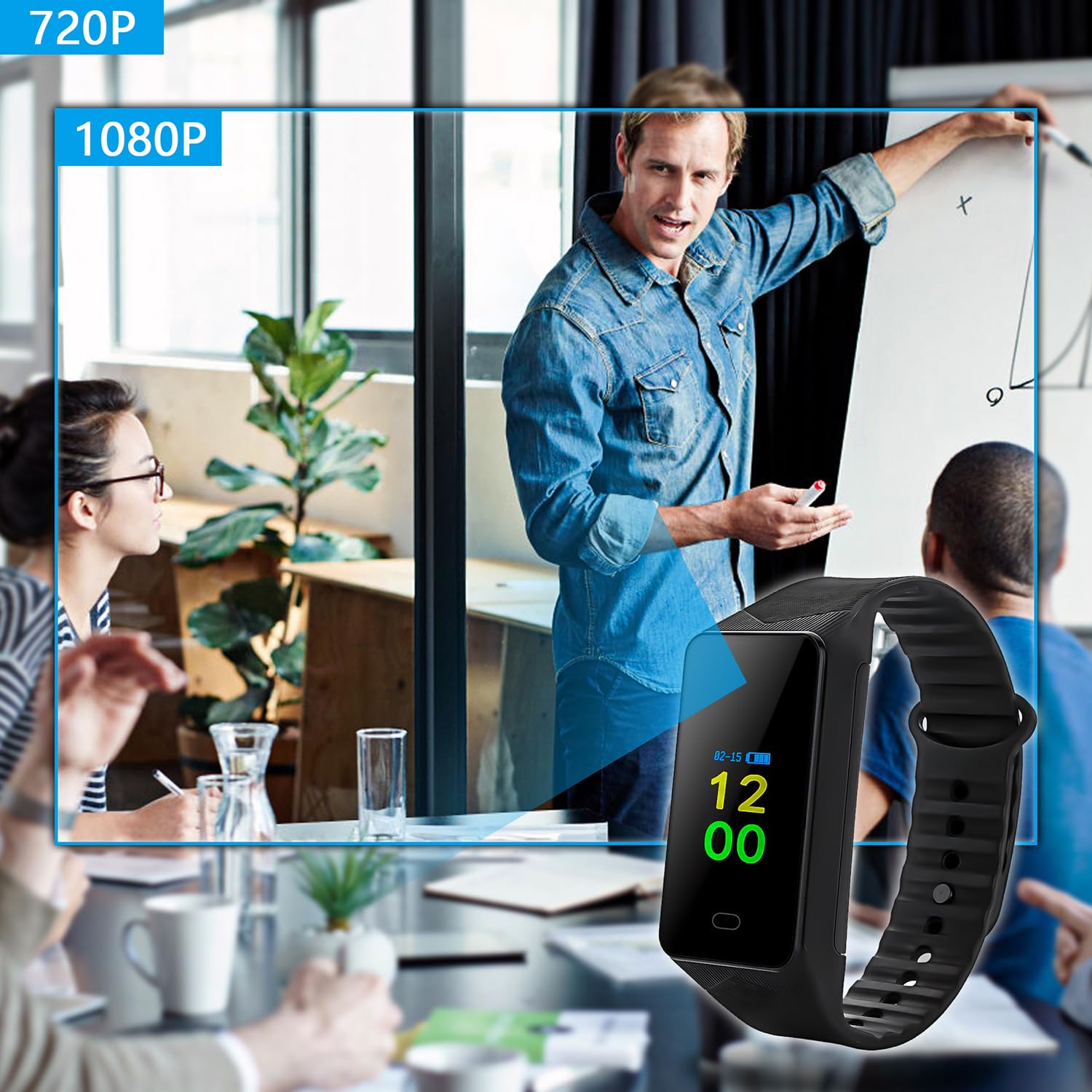 CENGFERDER 64GB Mini Video Camera,1080P Nanny Cam Portable Recorder with Motion Detection Outdoor and Home Security Cameras - 5