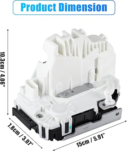 Miniatura 7 de uxcell Motor del actuador de la cerradura de la puerta trasera derecha para Dodge Durango 11-23 para Jeep Grand Cherokee 11-21 No.4589922AH4589922AF