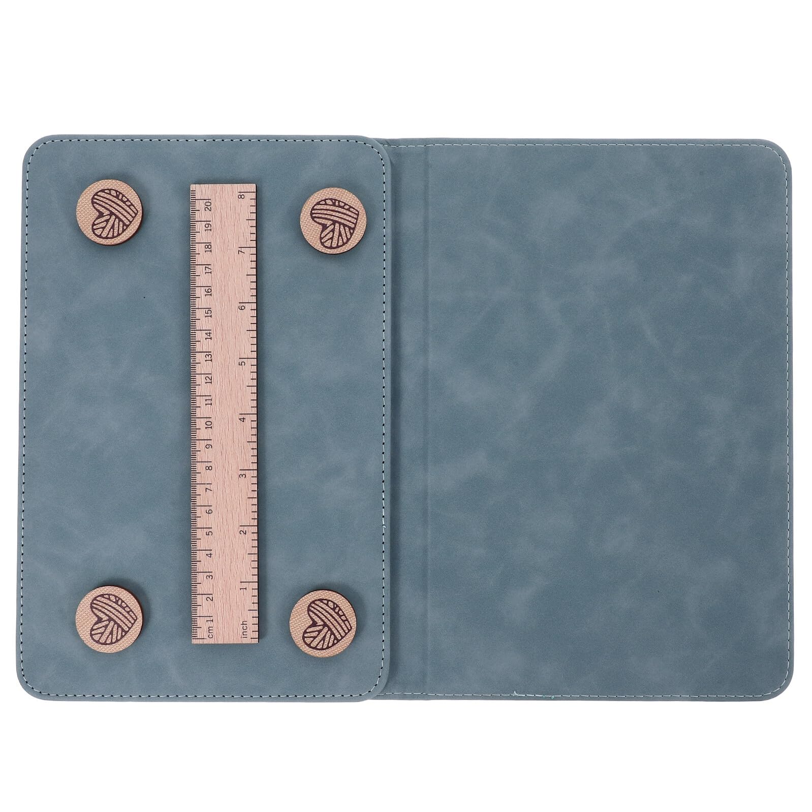BESTonZON Supporto Pieghevole Magnetico per Schemi di Maglia in Legno Magneti, Porta Schema per Accessori Uncinetto, per Sessioni di Lavoro Creative