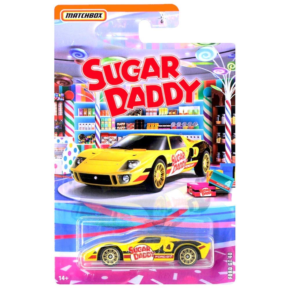 Matchbox Sugar Daddy Ford GT 40 Diecast 1/64 : Amazon.sg: Toys