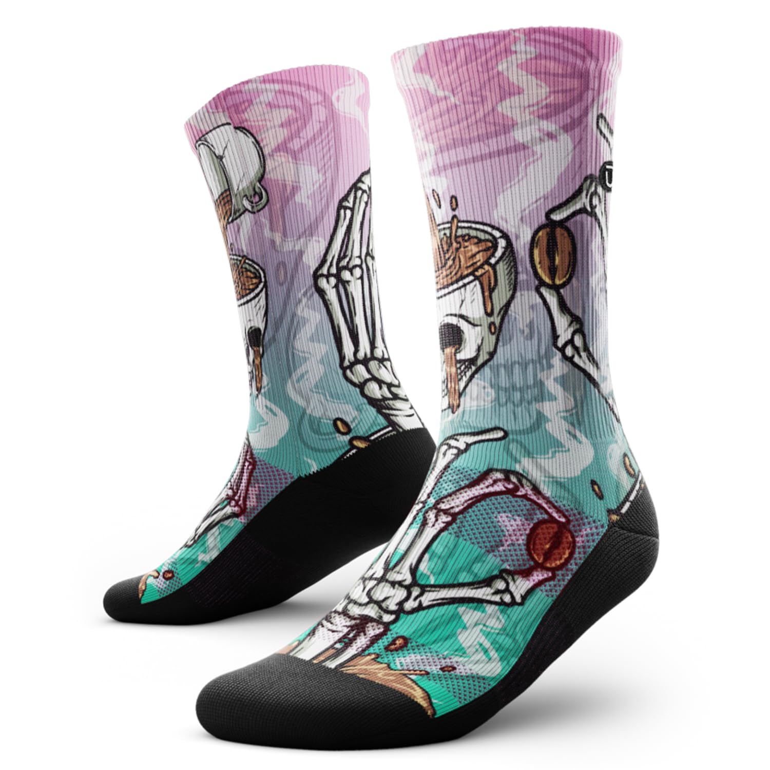 Outway Calcetines deportivos para hombre y mujer, transpirables, absorben la humedad, con soporte para el arco