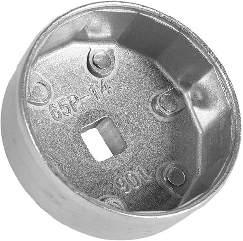 Miniatura 5 de Llave de tapón de filtro de aceite, 2.559in, 14 flautas, herramienta de eliminación de tapón de filtro de aceite para Fengshen, Nissan, Bluebird,