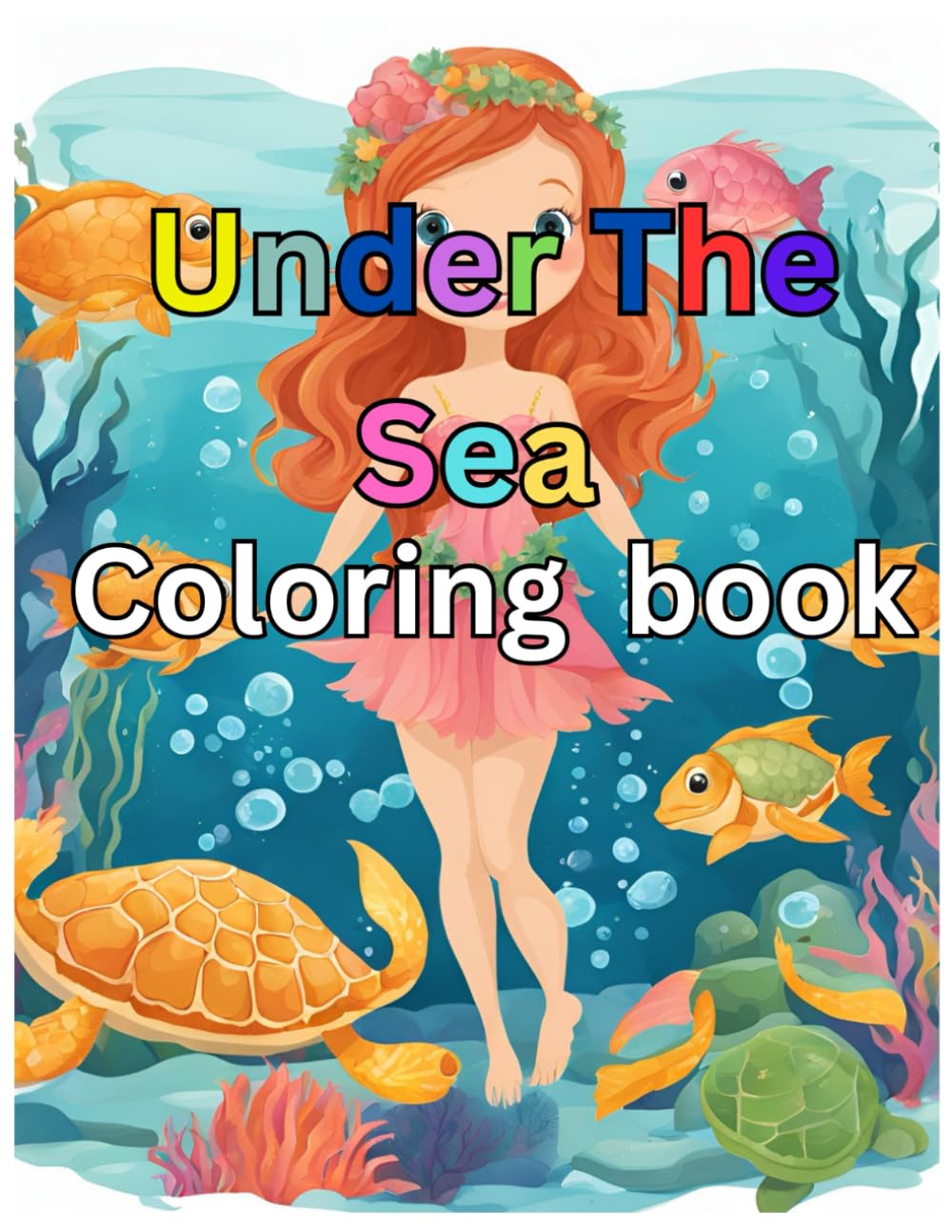 Under The Sea Coloring Book: Adorable Illustrations for your image of Under The Sea