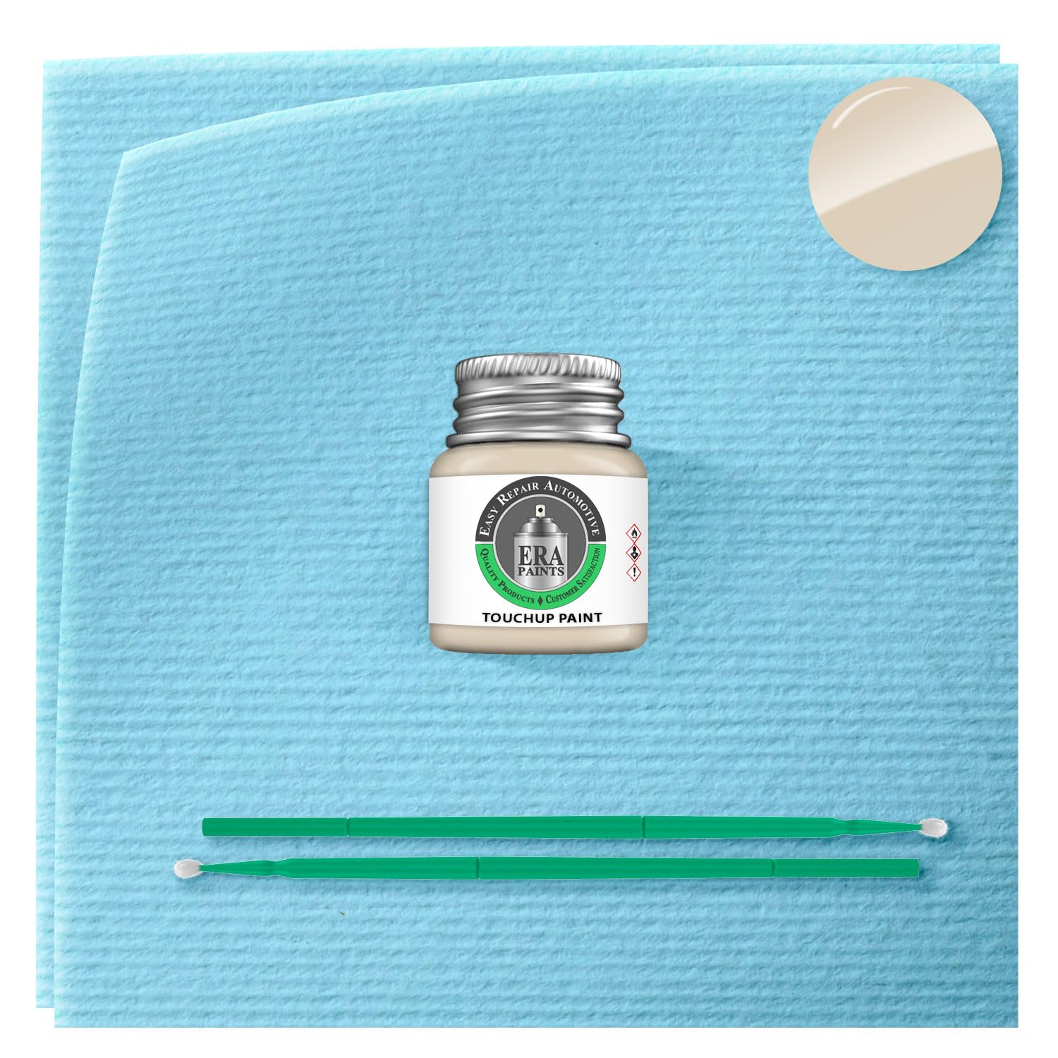 ERA Paints 850 - Pepper White for MINI Exact Match Automotive Touch Up Paint Jar - Basic Kit