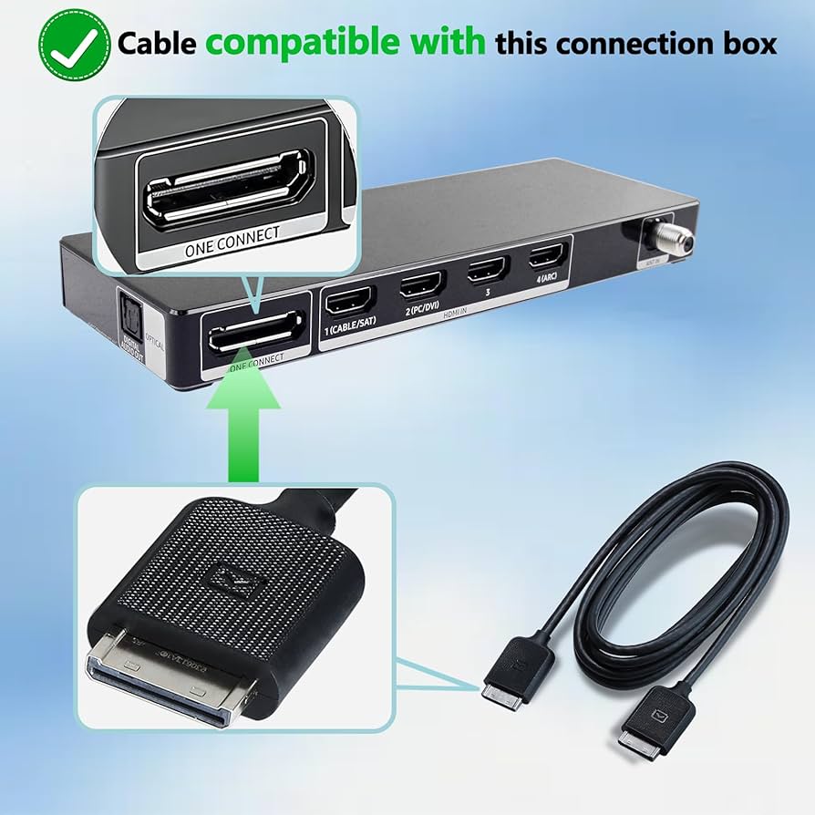 〜mym〜 BN39-02210A One Connect Cable Compatible with Samsung TV 49