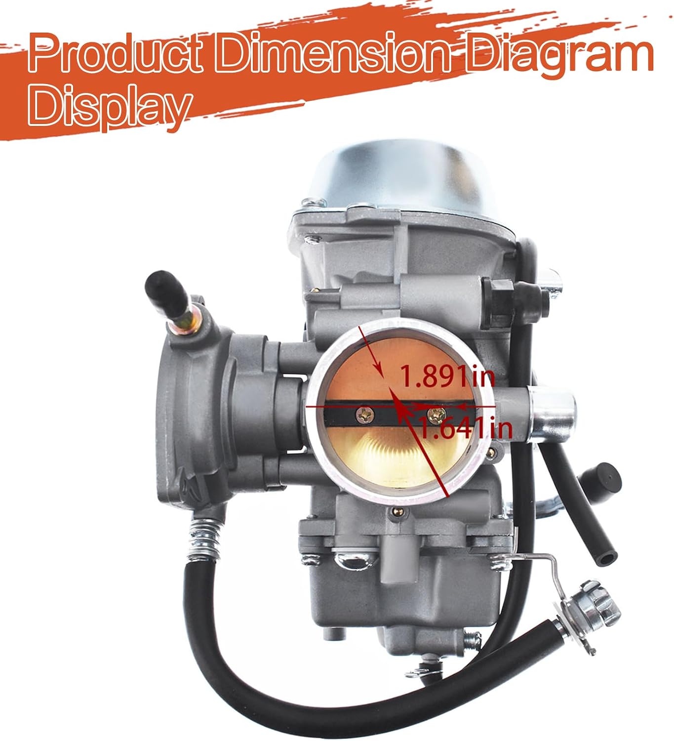 Carburetor Fuel Petcock Valve Fuel Filter Replacement for Polaris Predator 500 2003-2007 Replacement for 2GU-24500-02-00