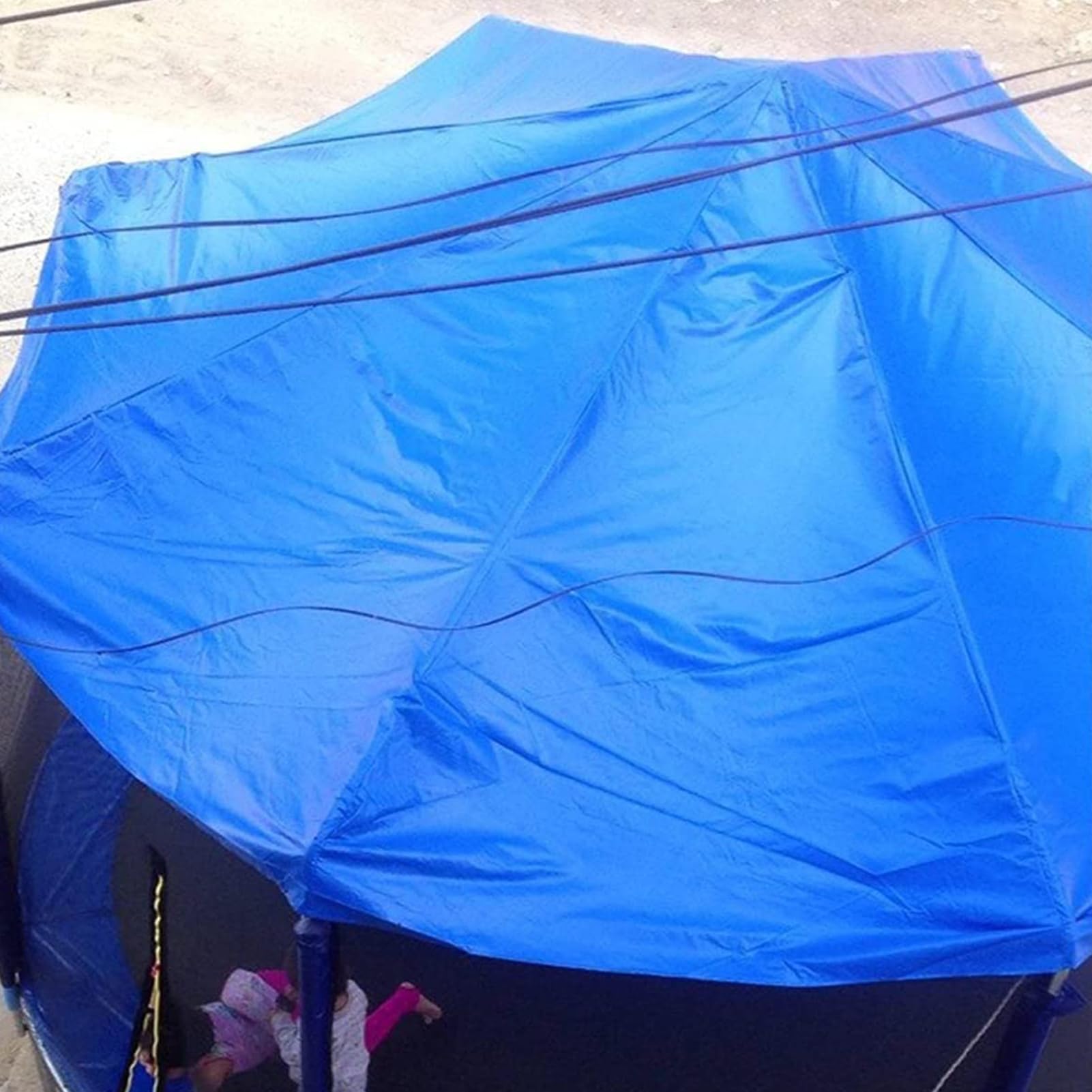 Toldo de protección UV para exteriores, toldo portátil de 6 pies, 8 pies, 10 pies, refugio solar fácil de instalar, diseño ligero para actividades al aire libre