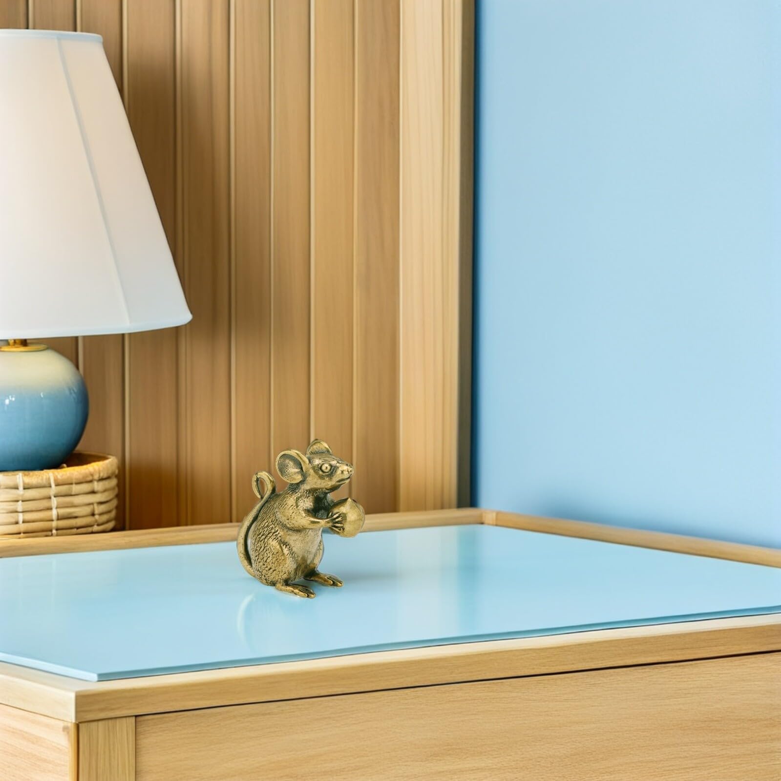 Amazon.co.jp: ULTECHNOVO アンティークブロンズ製マウス置物 真鍮製