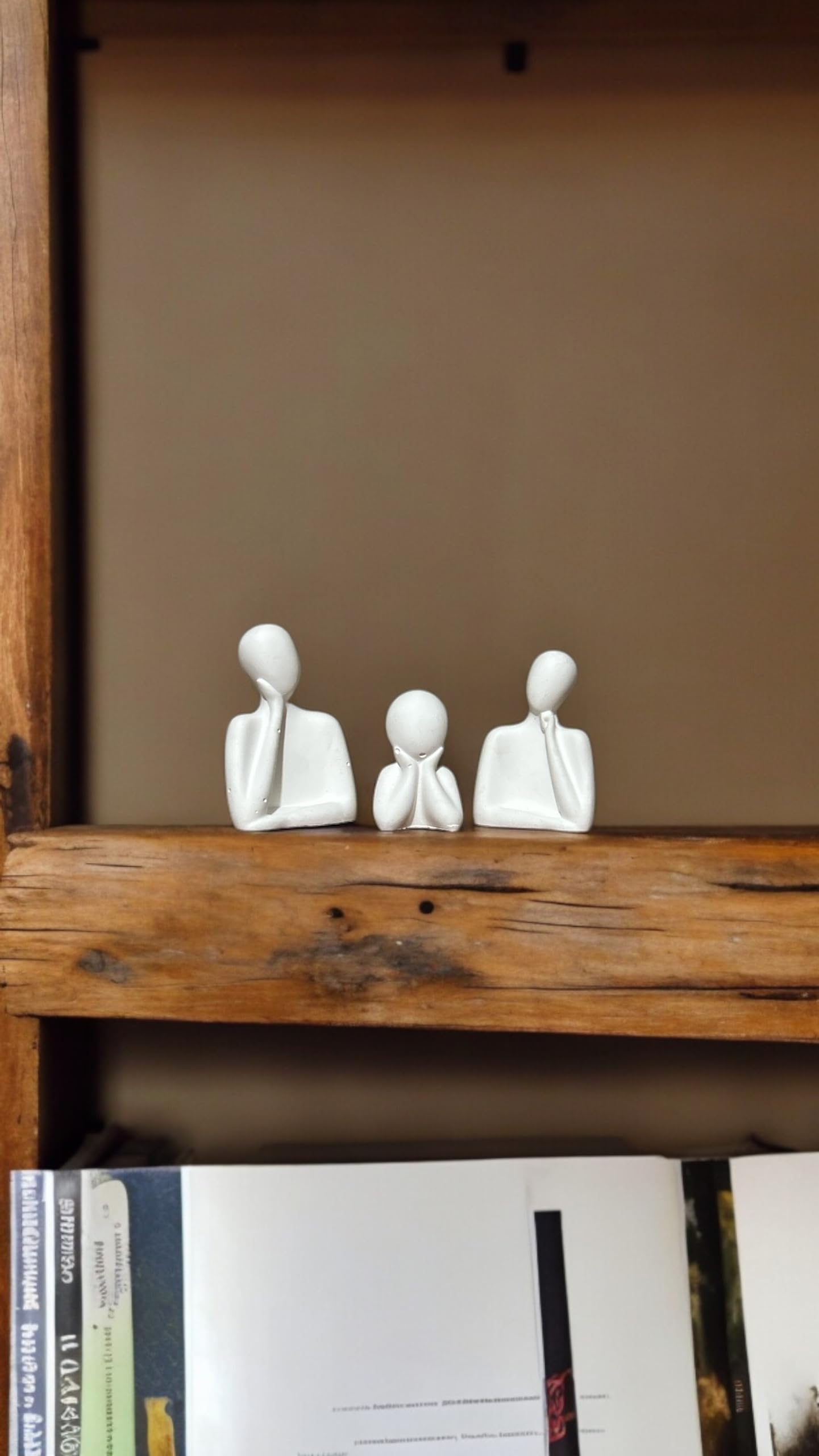 Nandini Homeware™ Three Piece Humanoid Set for Home Decor (Family)