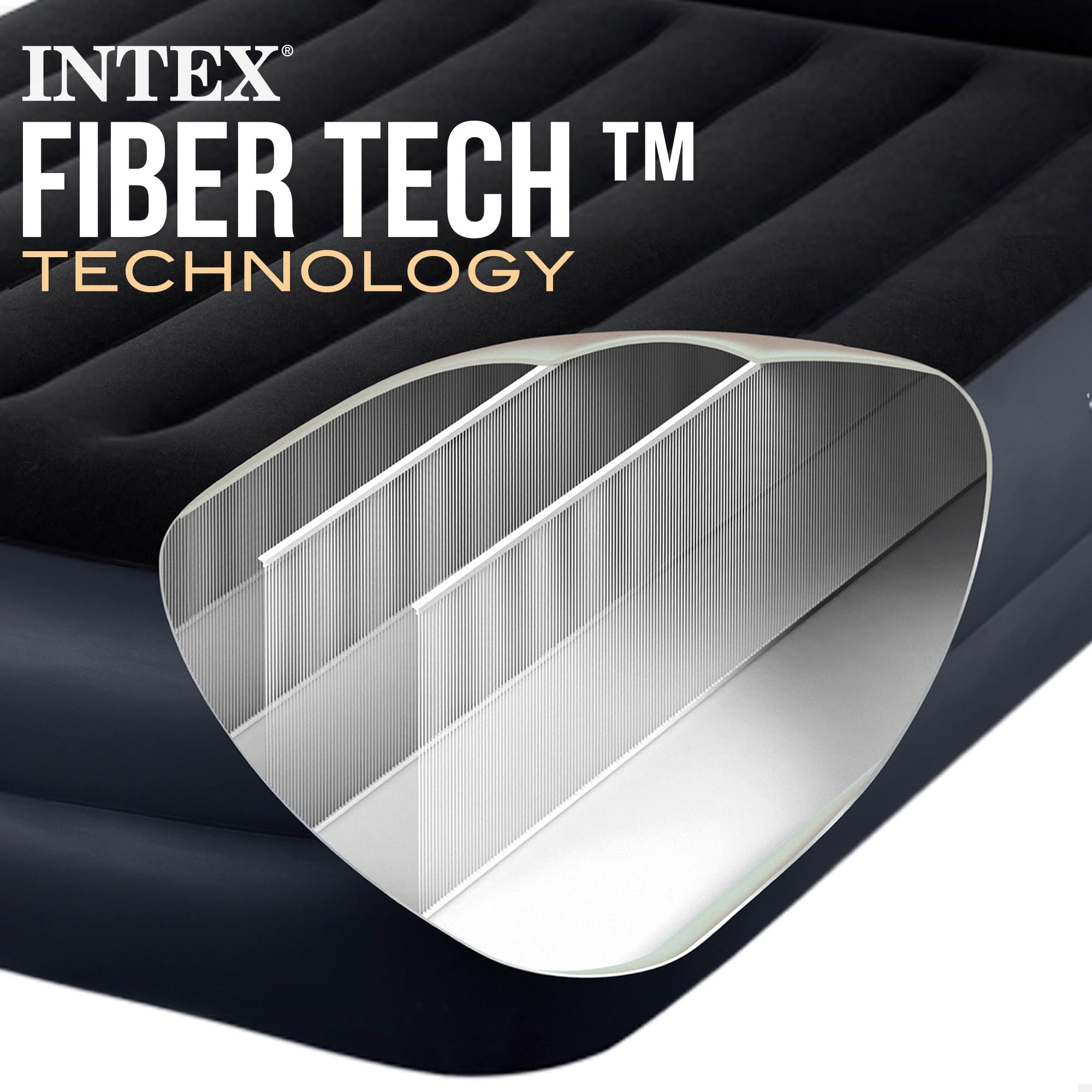 Colchón hinchable INTEX dura-beam standard pillow rest - 152x203x42 cm