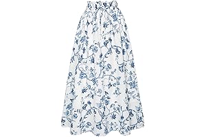 Victorian Maxi Skirts with Pockets for Women