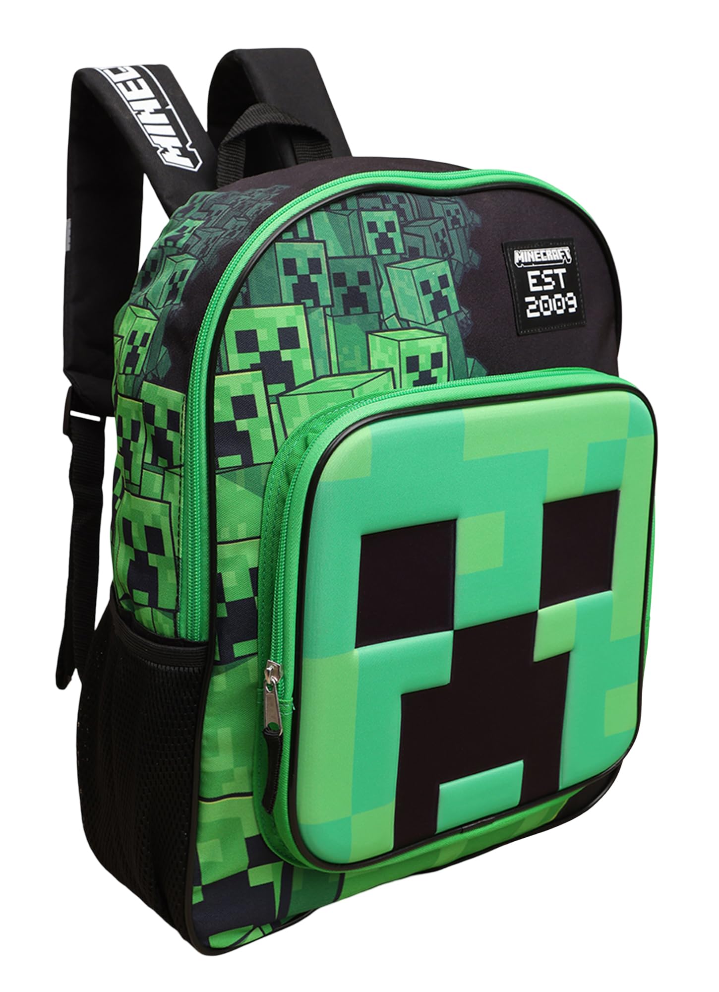 kidsville Official Minecraft 11.3L Backpack for Boys & Girls | Adjustable Shoulder Strap | Lightweight Spacious Travel, Tuittion, School Bag for Kids-picture-11