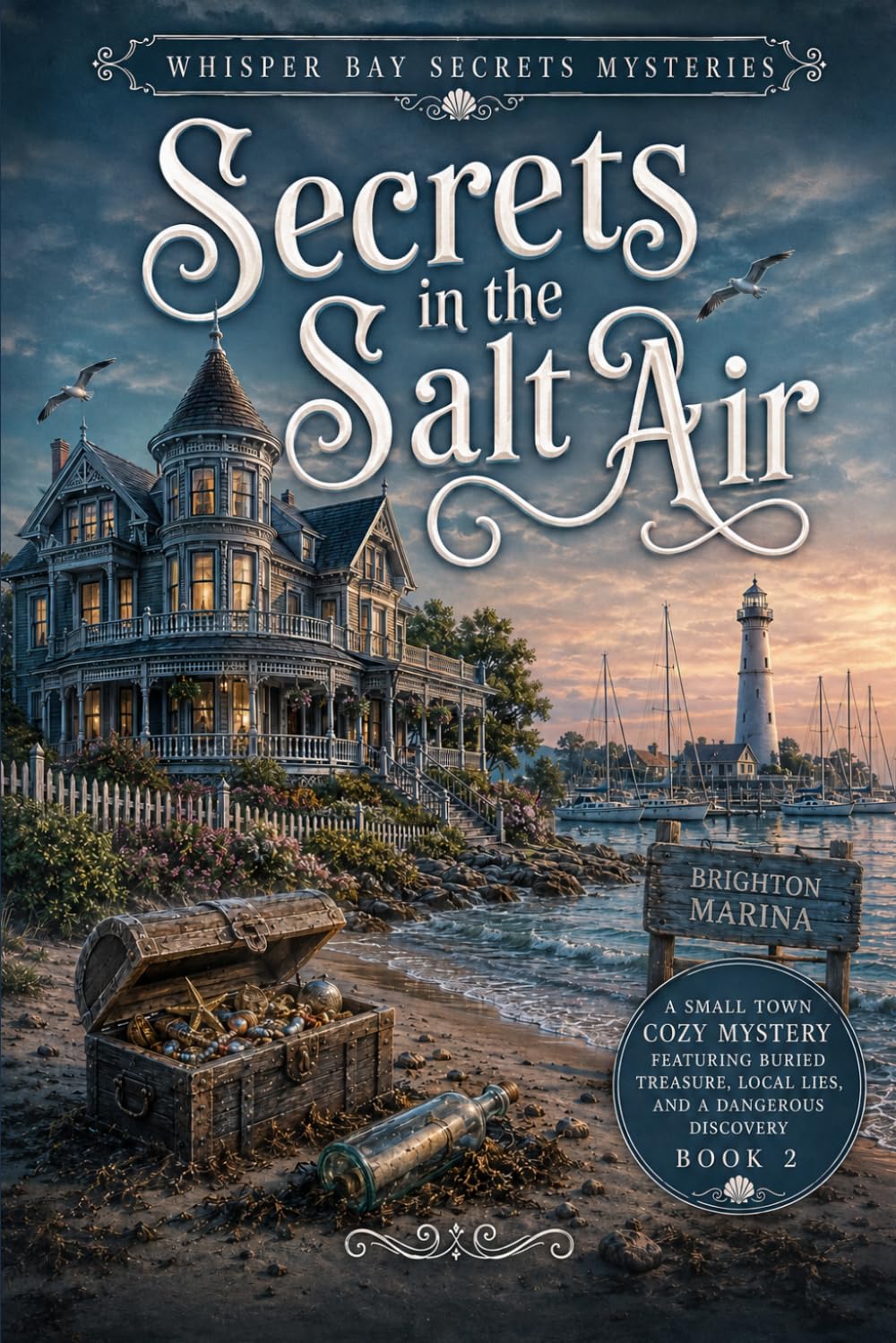 Secrets in the Salt Air: A Small Town Cozy Mystery Featuring Buried Treasure, Local Lies, and a Dangerous Discovery (Book 2) (Whisper Bay Secrets Mysteries)