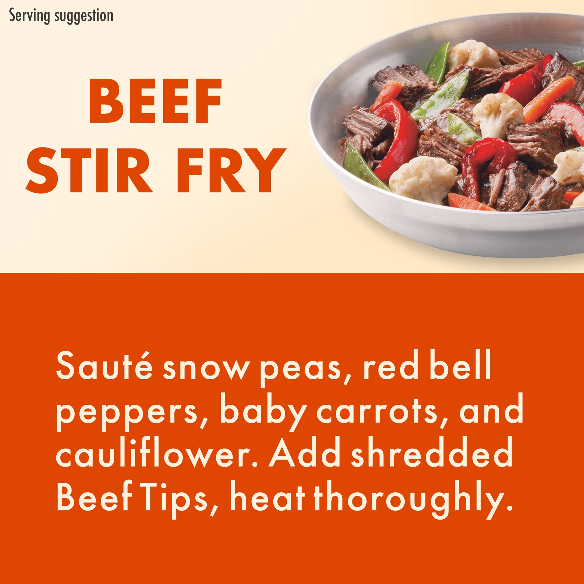 Hormel Square Table Slow Simmered Beef Tips Gravy Refrigerated Entree 15 Oz — view 7