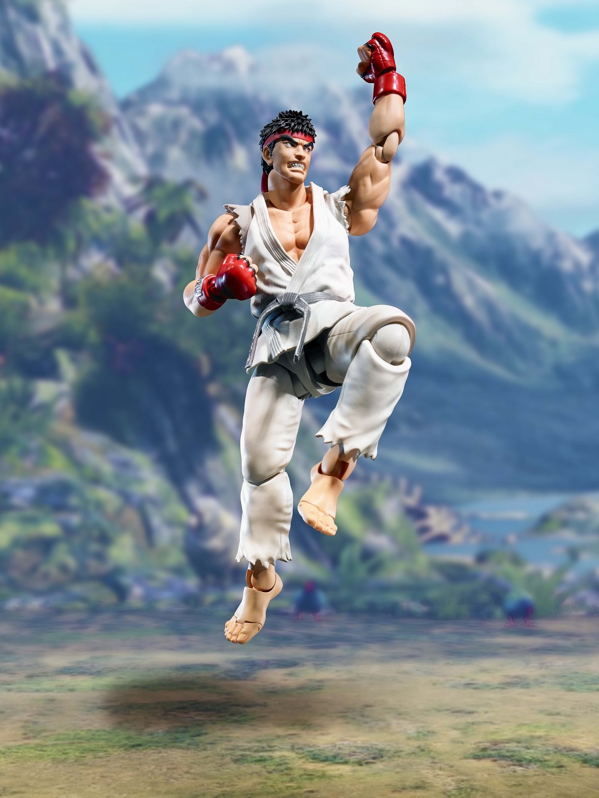 TAMASHII NATIONS Bandai S.H. Figuarts Ryu Street Fighter Action Figure 150mm | Street Fighter V 6 Inch Action Figure S.H. Figuarts - Ryu product thumbnail 8