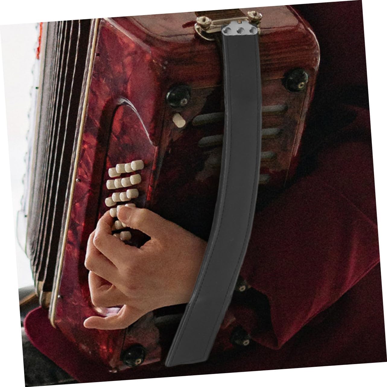 Bass Accordion Left-hand Strap Thickened Wide Cowhide Accessory
