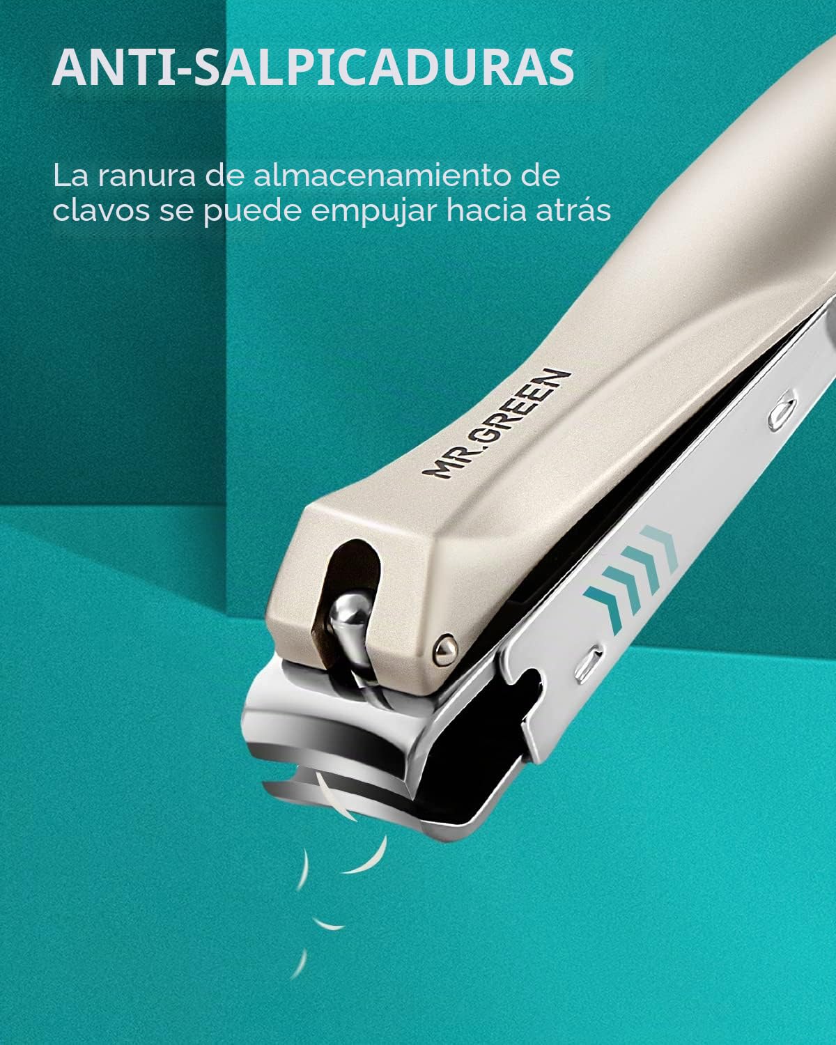 Cortador de uñas para Uñas Gruesas, Profesional con Colector, Acero Inoxidable de Grado Médico, fino y Duro.Juego de Cortauñas para Hombres y Mujeres
