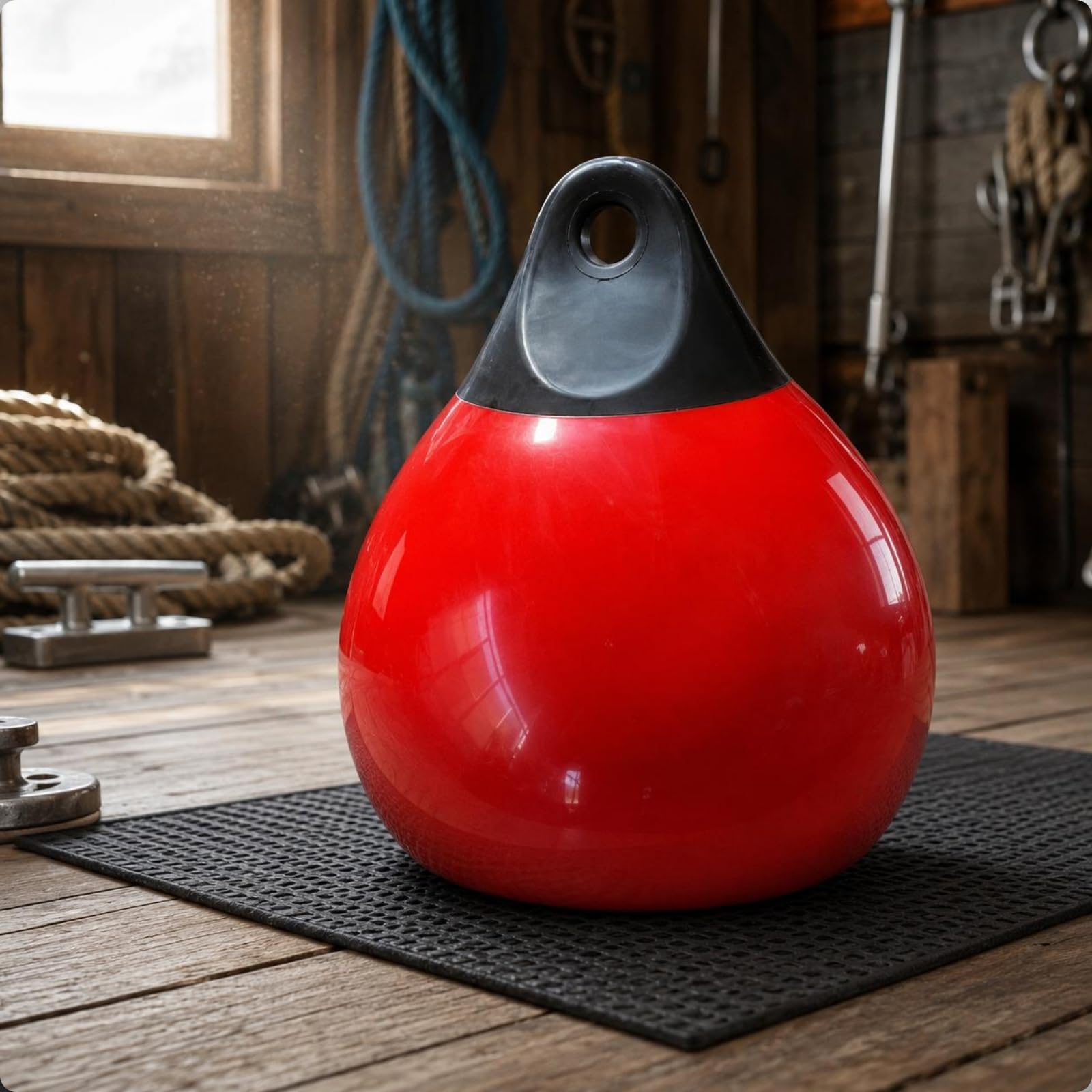 Sacco da Pugilato Gonfiabile Riempita D'acqua Sacco Gonfiabile Rinforzo Superiore Palla Sospesa per Palestra, Bianco, A3 D47CM L59CM